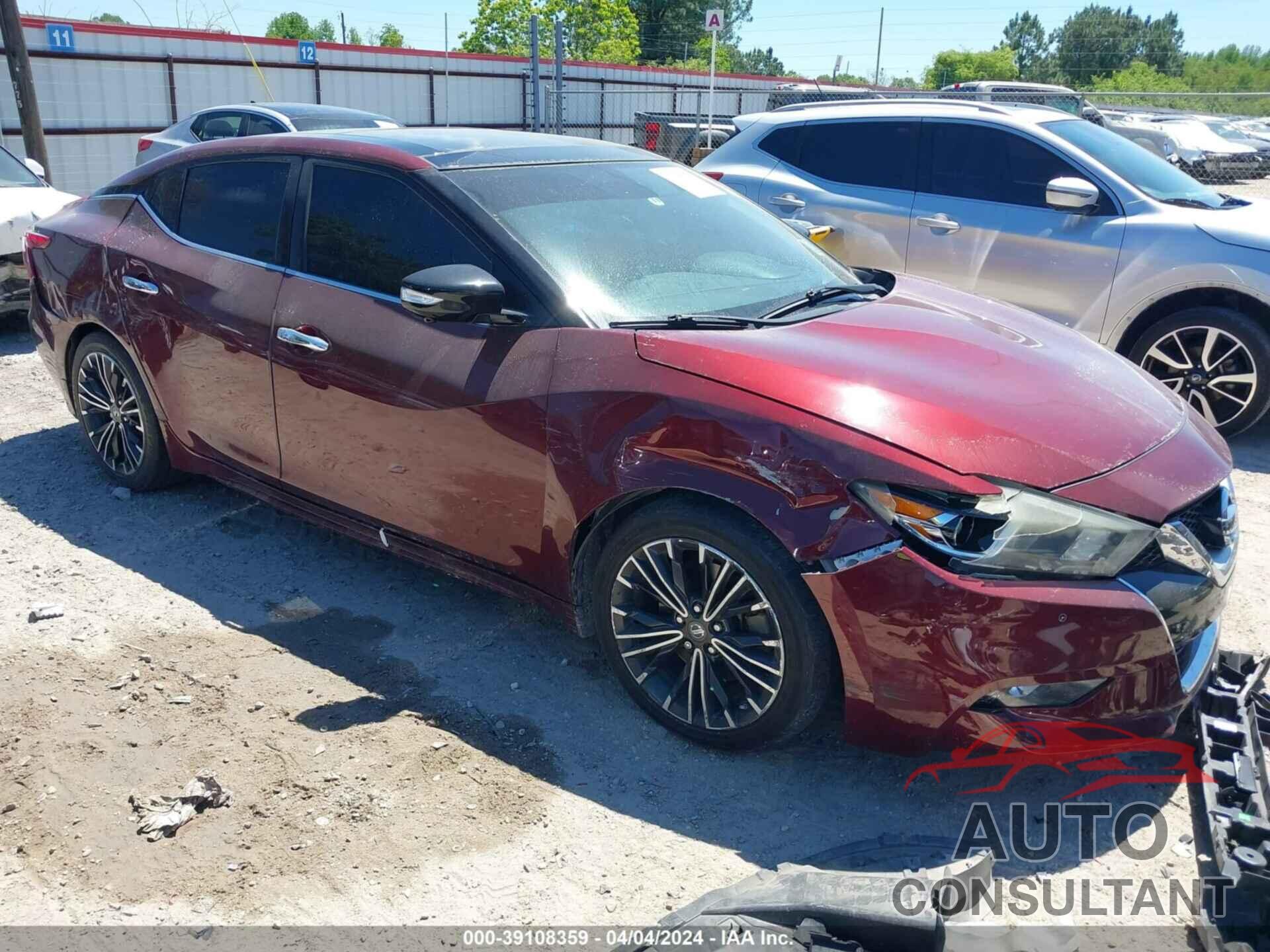 NISSAN MAXIMA 2017 - 1N4AA6AP1HC376657