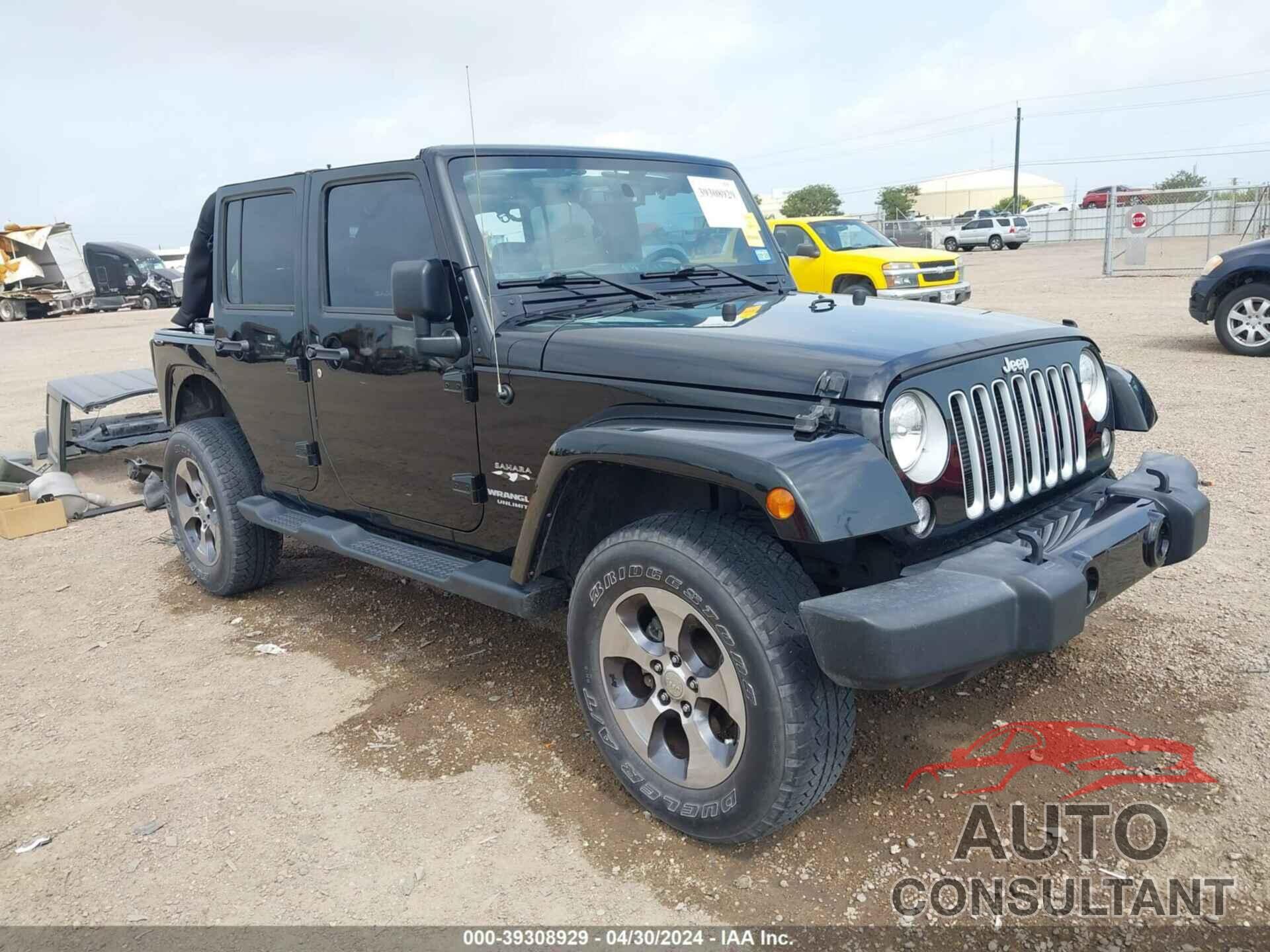 JEEP WRANGLER UNLIMITED 2016 - 1C4BJWEG2GL173543