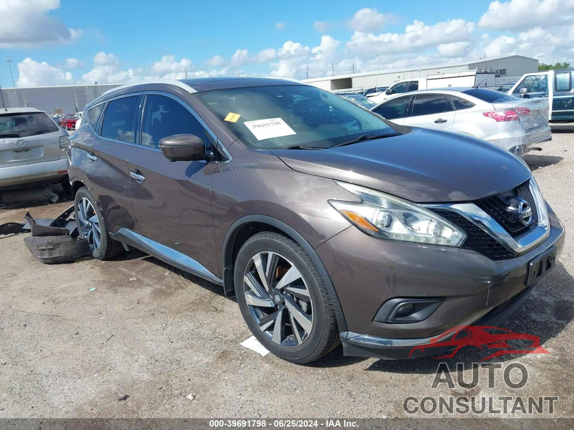 NISSAN MURANO 2018 - 5N1AZ2MG7JN158591