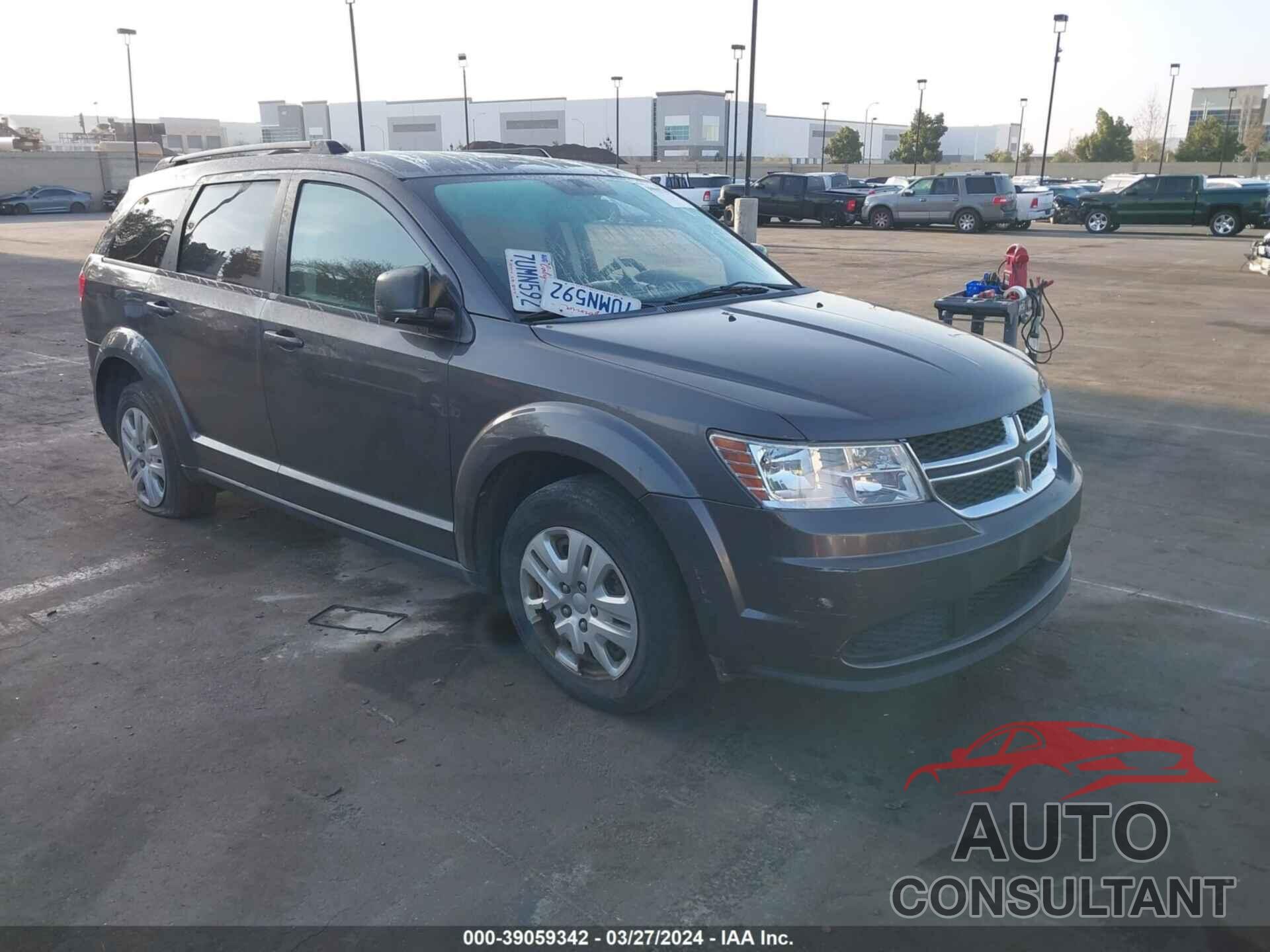 DODGE JOURNEY 2016 - 3C4PDCAB8GT220102
