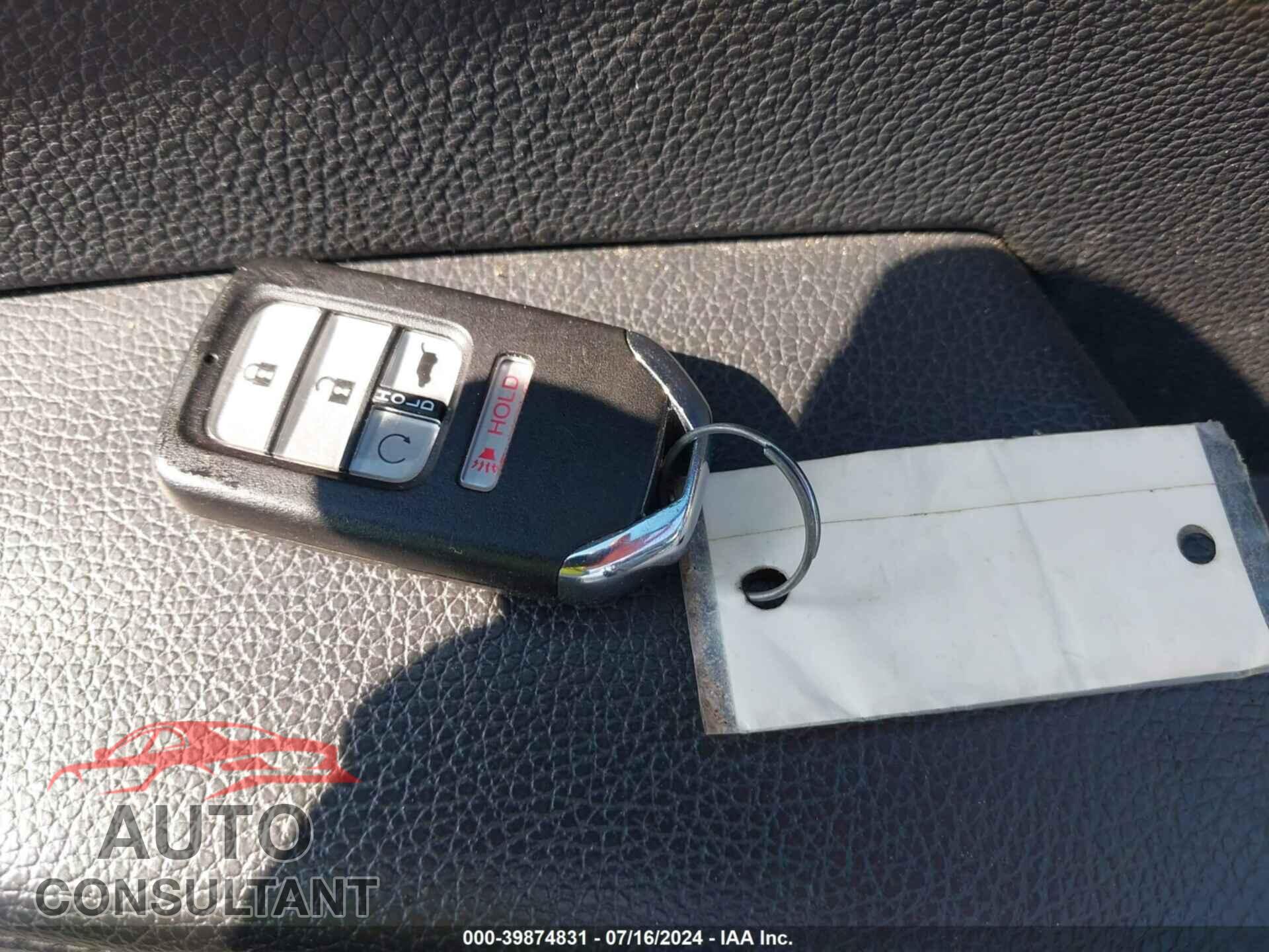 HONDA PILOT 2016 - 5FNYF5H54GB016275