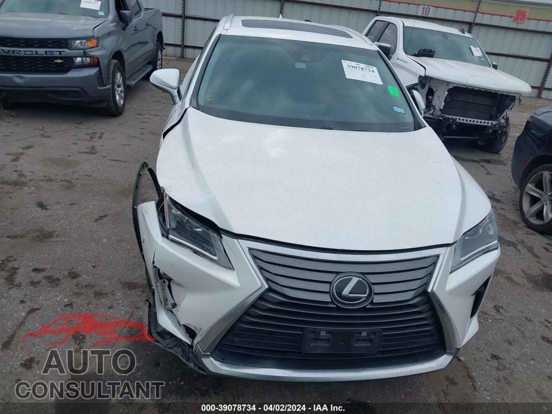 LEXUS RX 2017 - 2T2ZZMCA3HC064183