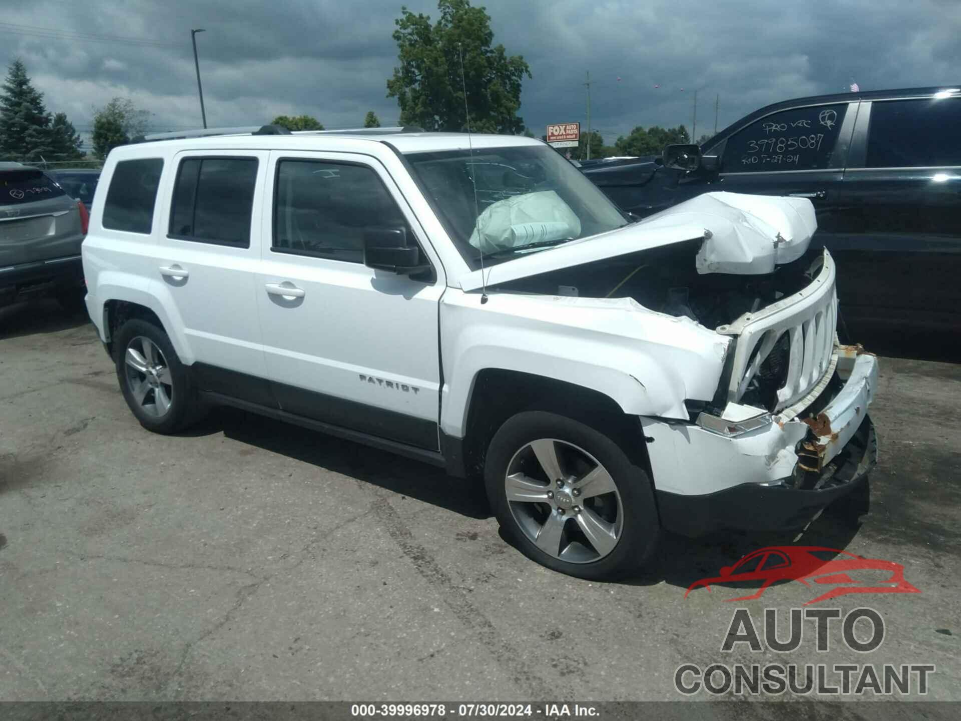 JEEP PATRIOT 2017 - 1C4NJRFB8HD172006