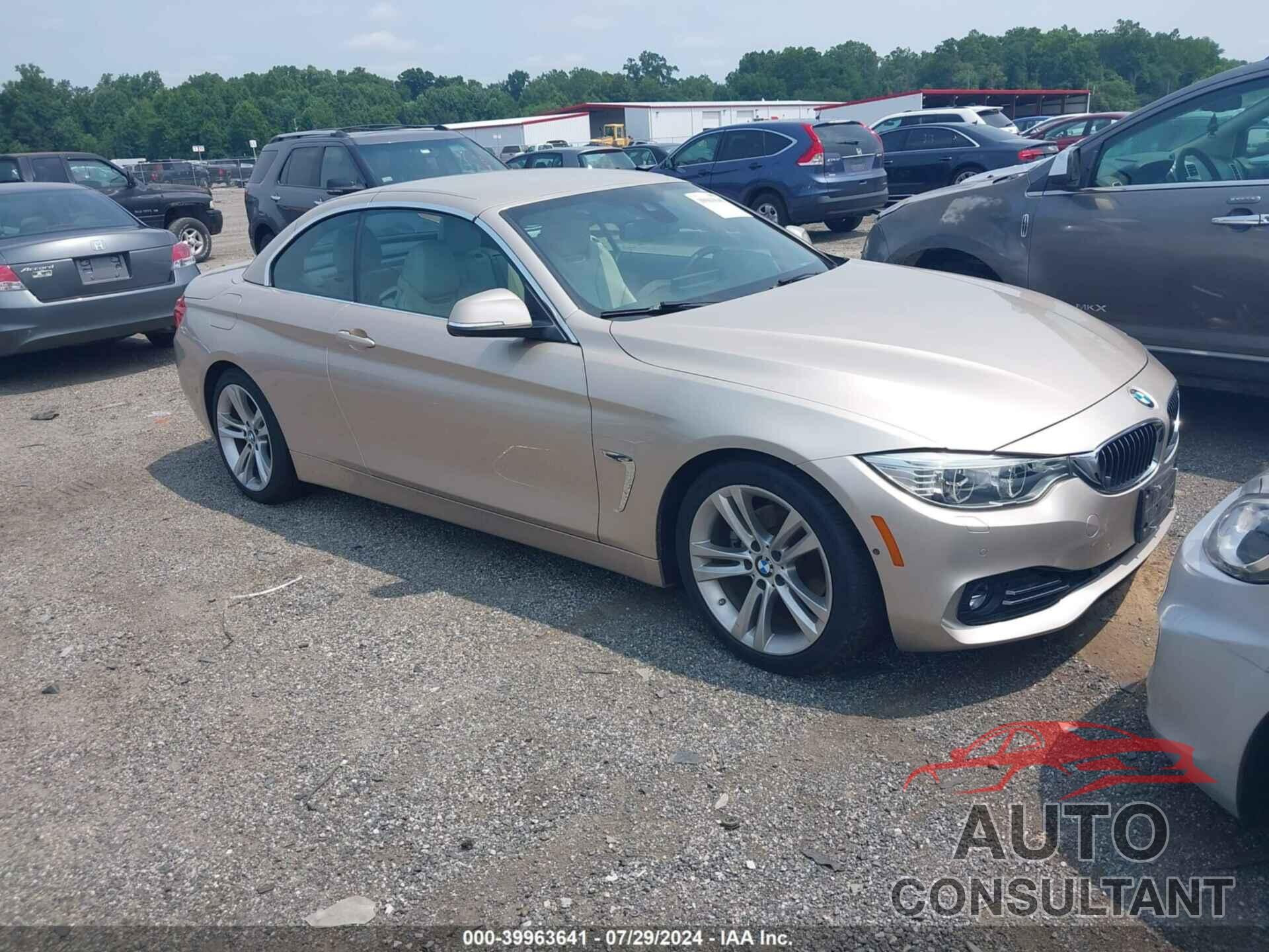 BMW 428I 2016 - WBA3T1C54GP823014