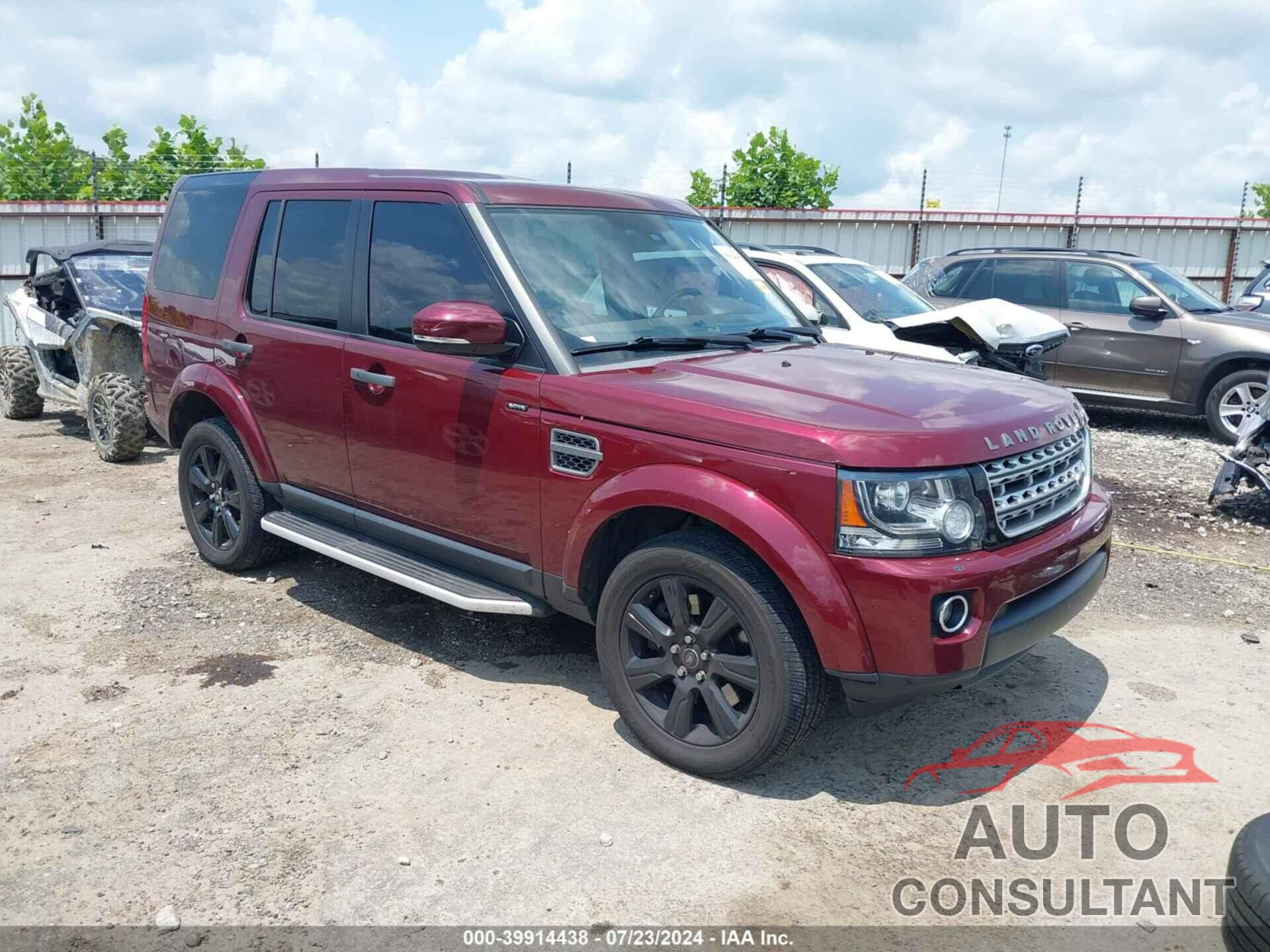 LAND ROVER LR4 2016 - SALAG2V65GA792958