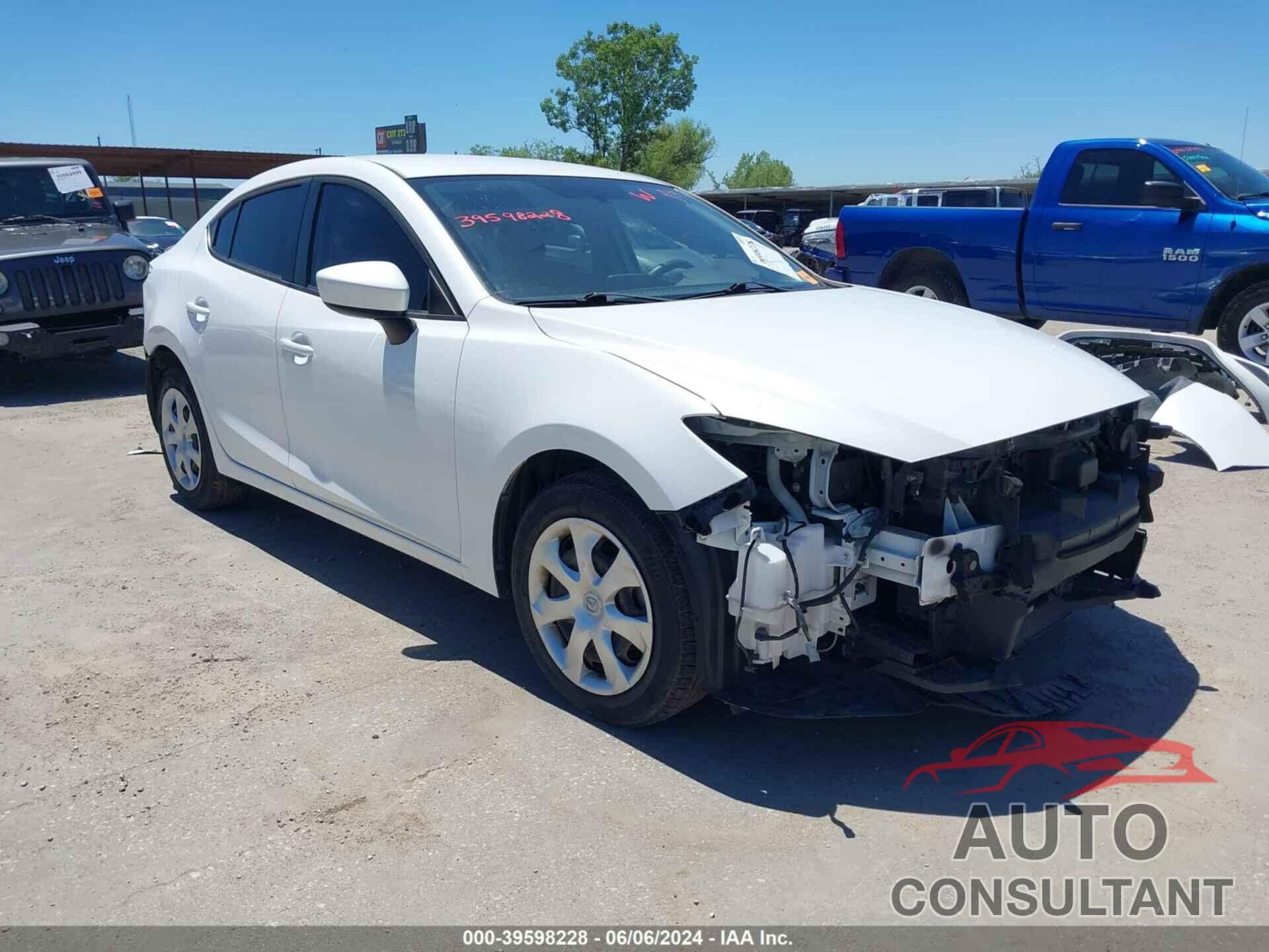 MAZDA MAZDA3 2016 - 3MZBM1T73GM326245