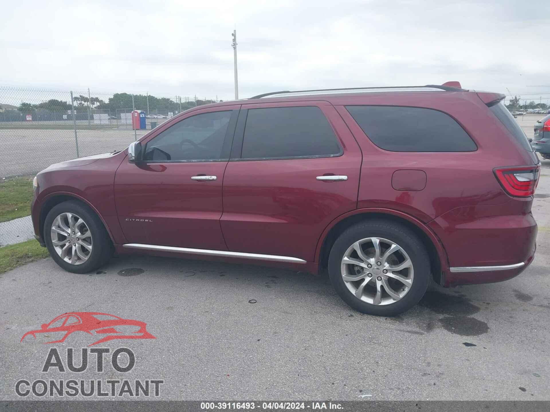 DODGE DURANGO 2016 - 1C4RDHEG6GC353321