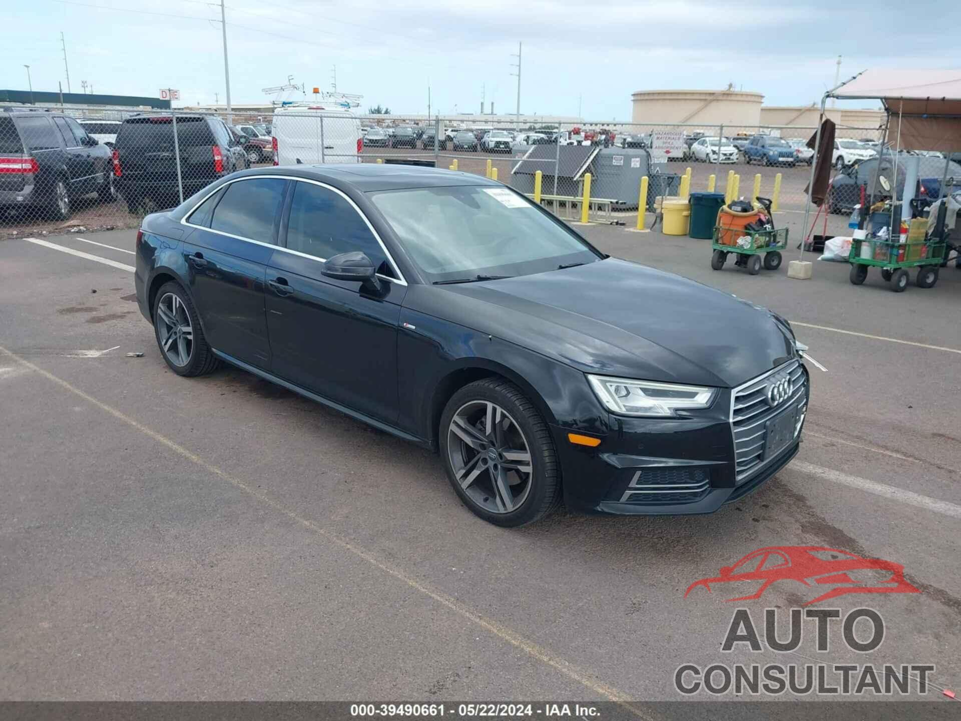 AUDI A4 2018 - WAULMAF49JN001862