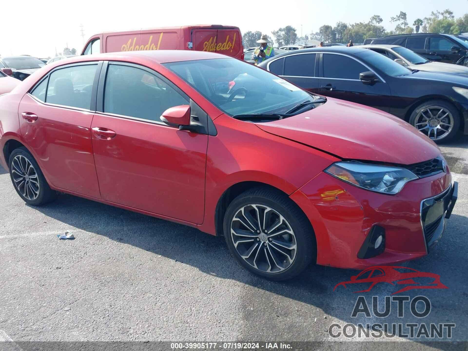 TOYOTA COROLLA 2016 - 5YFBURHE0GP480834