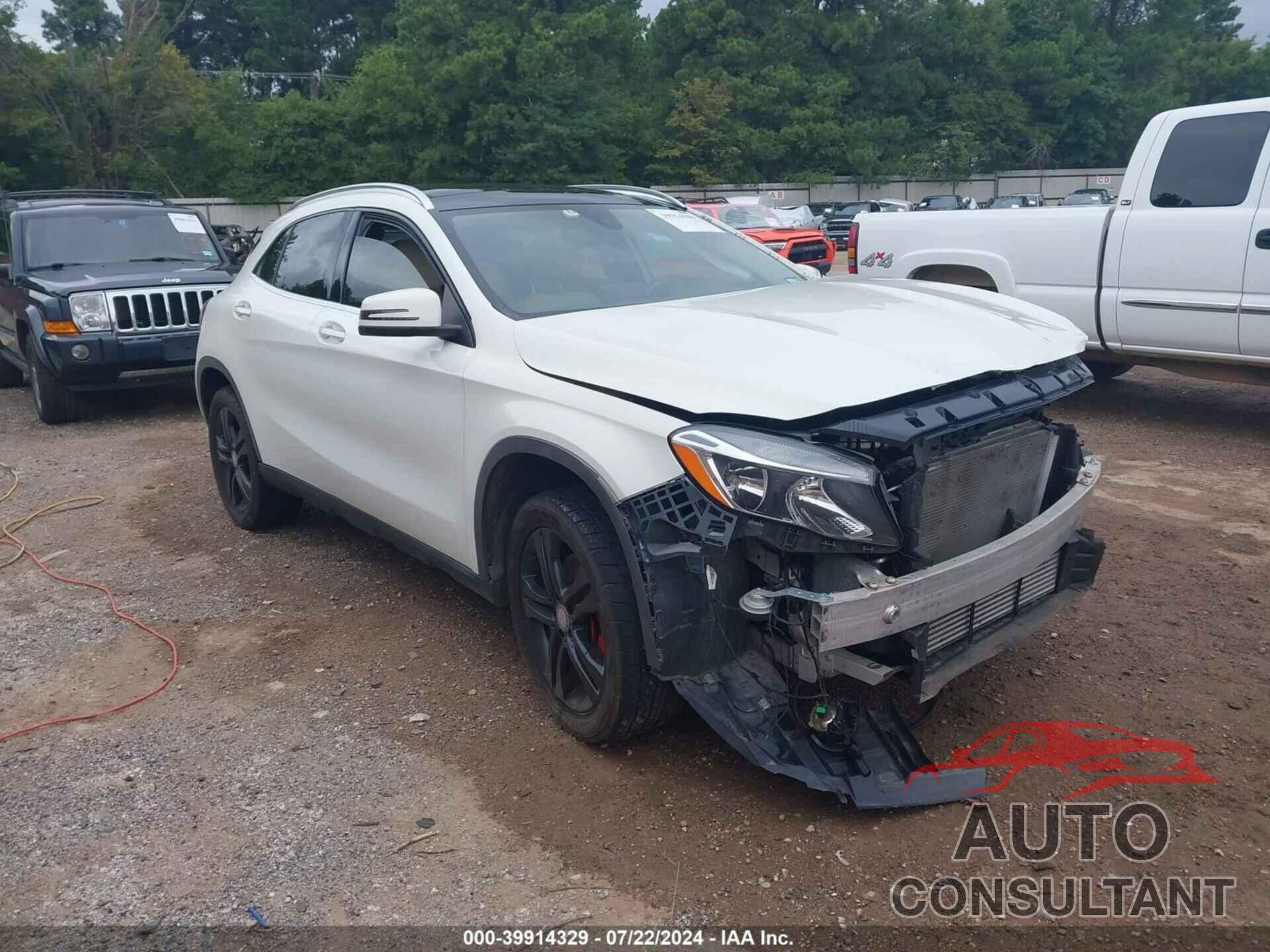 MERCEDES-BENZ GLA 250 2017 - WDCTG4EB7HJ294765