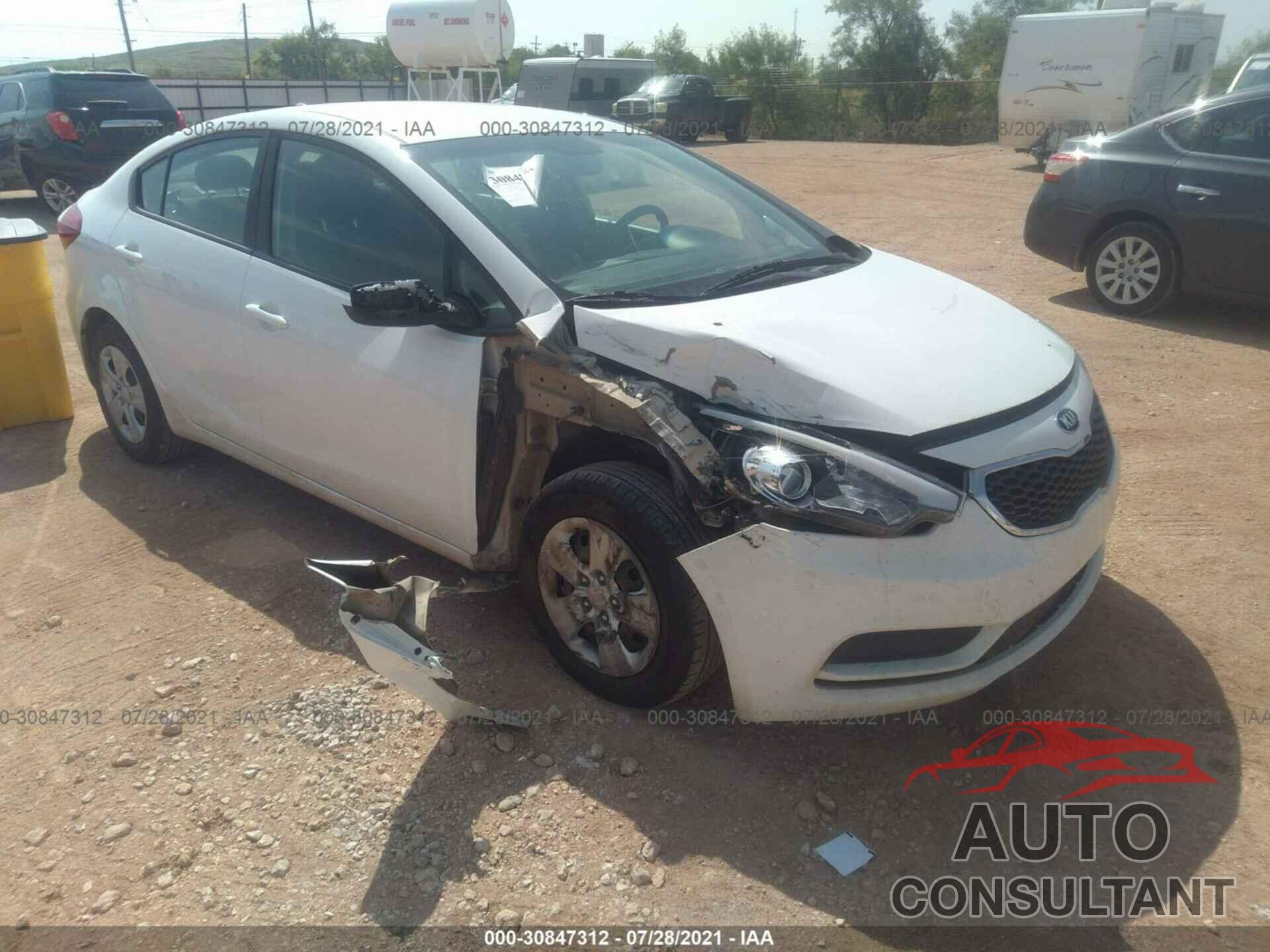 KIA FORTE 2016 - KNAFK4A6XG5576901