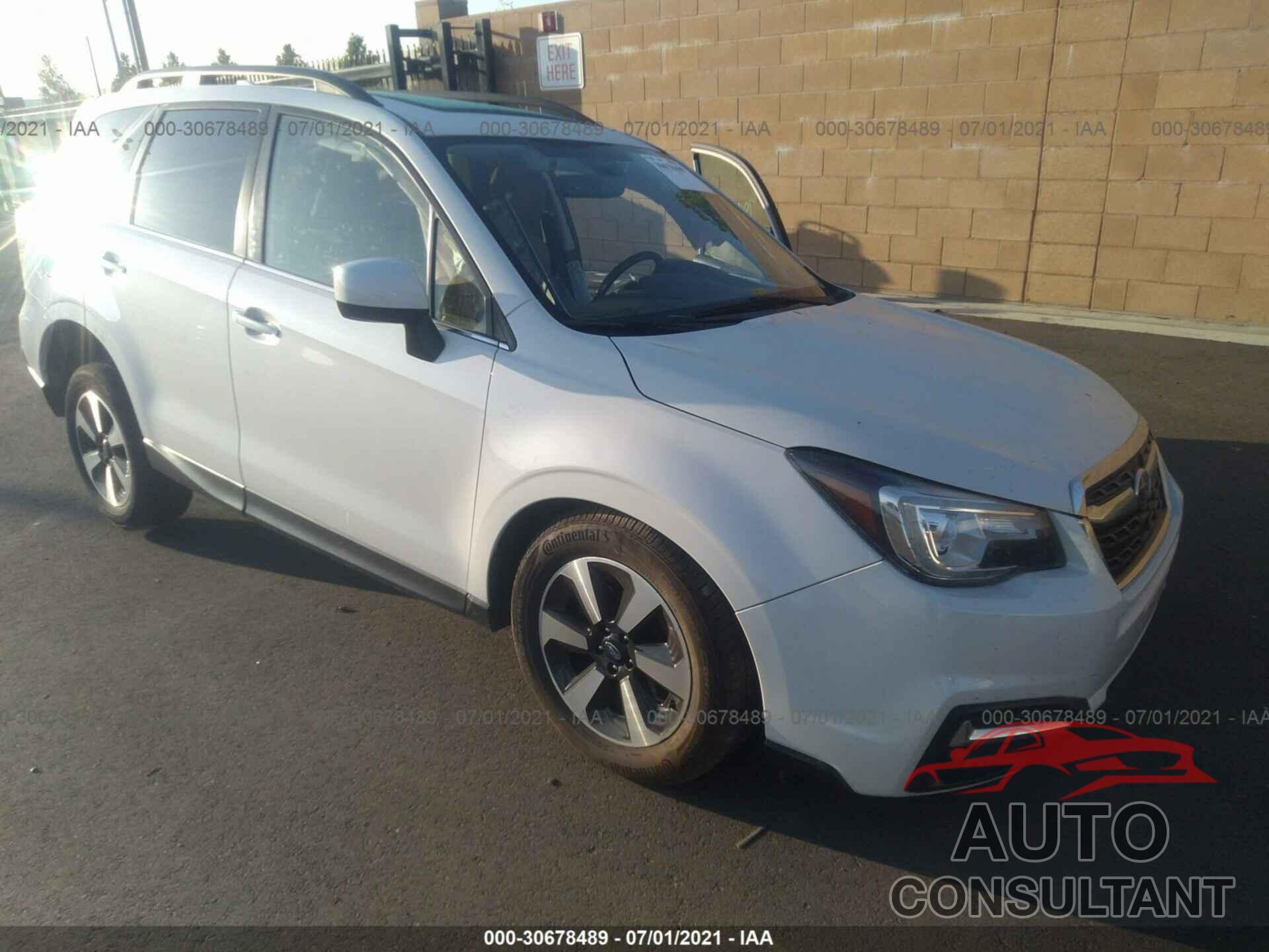 SUBARU FORESTER 2018 - JF2SJARC1JH544956