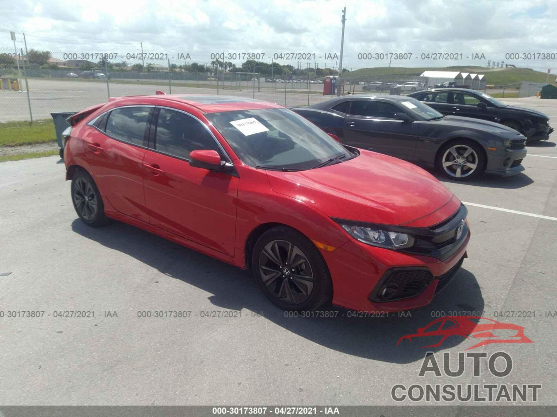 HONDA CIVIC HATCHBACK 2019 - SHHFK7H66KU221515