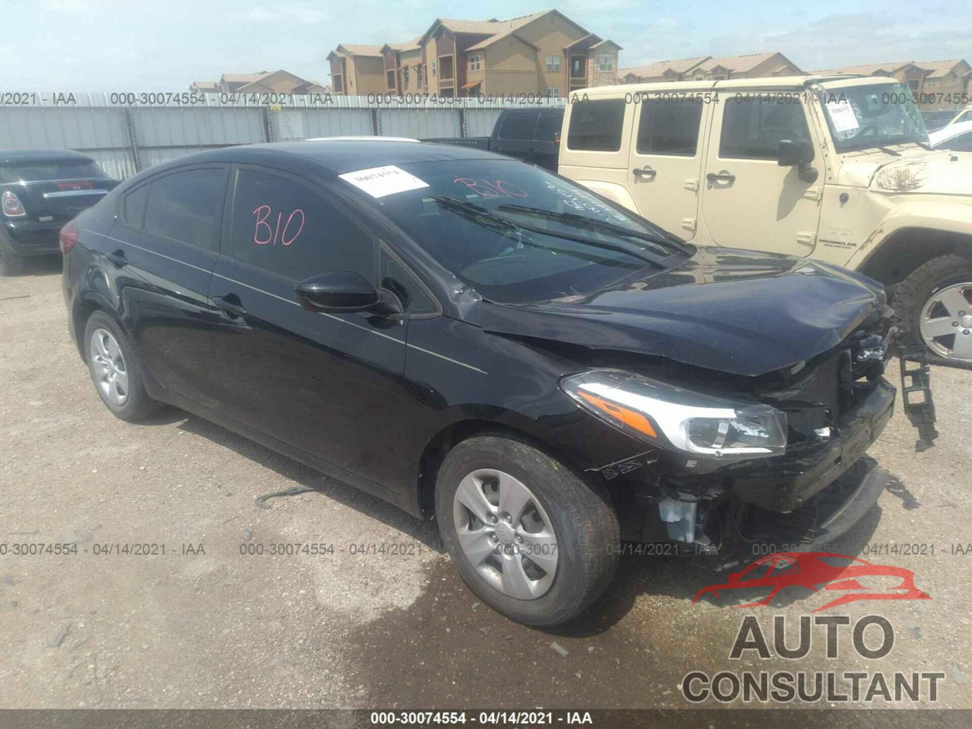 KIA FORTE 2017 - 3KPFL4A73HE158033