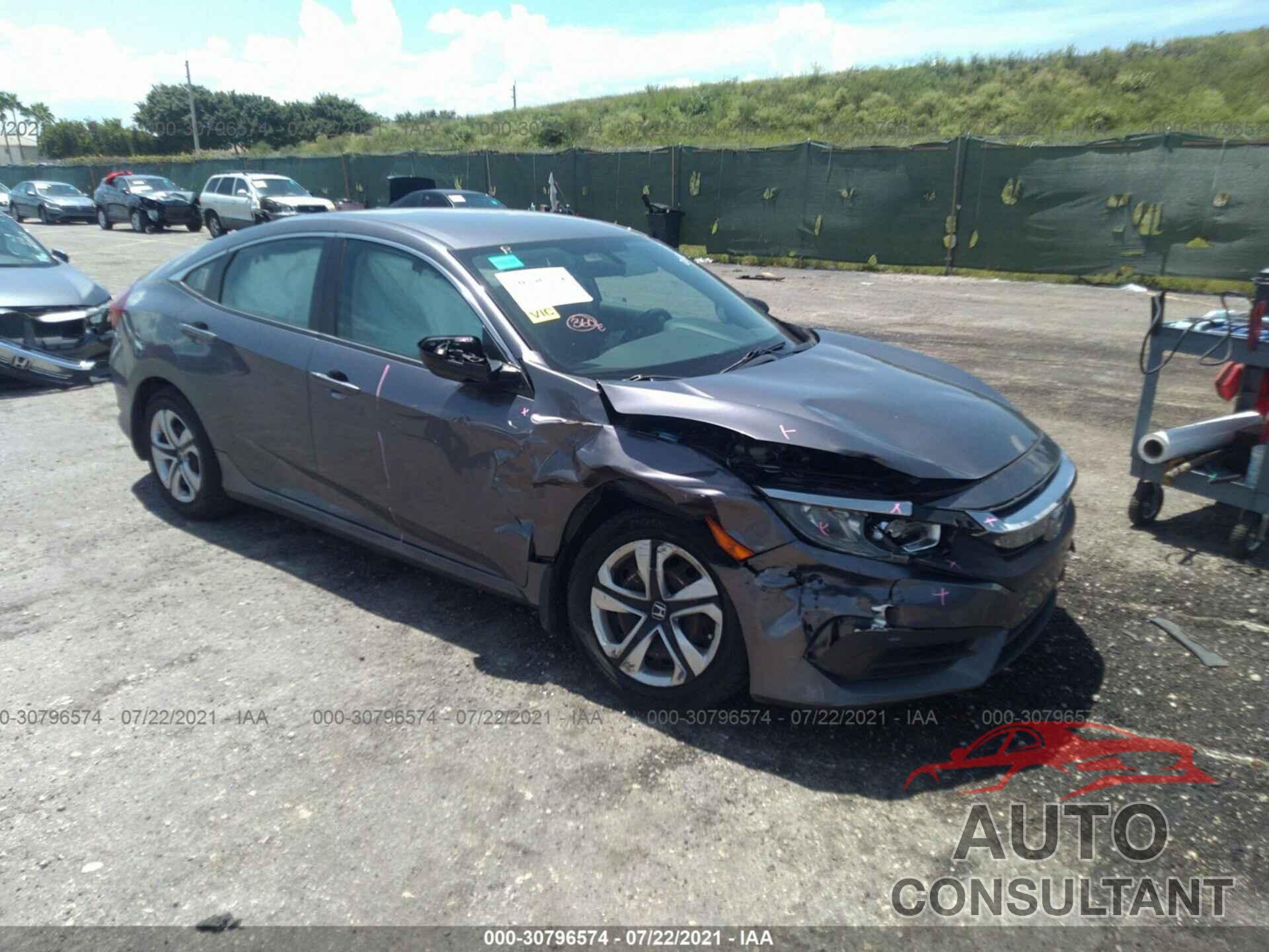 HONDA CIVIC SEDAN 2017 - 19XFC2F51HE030692