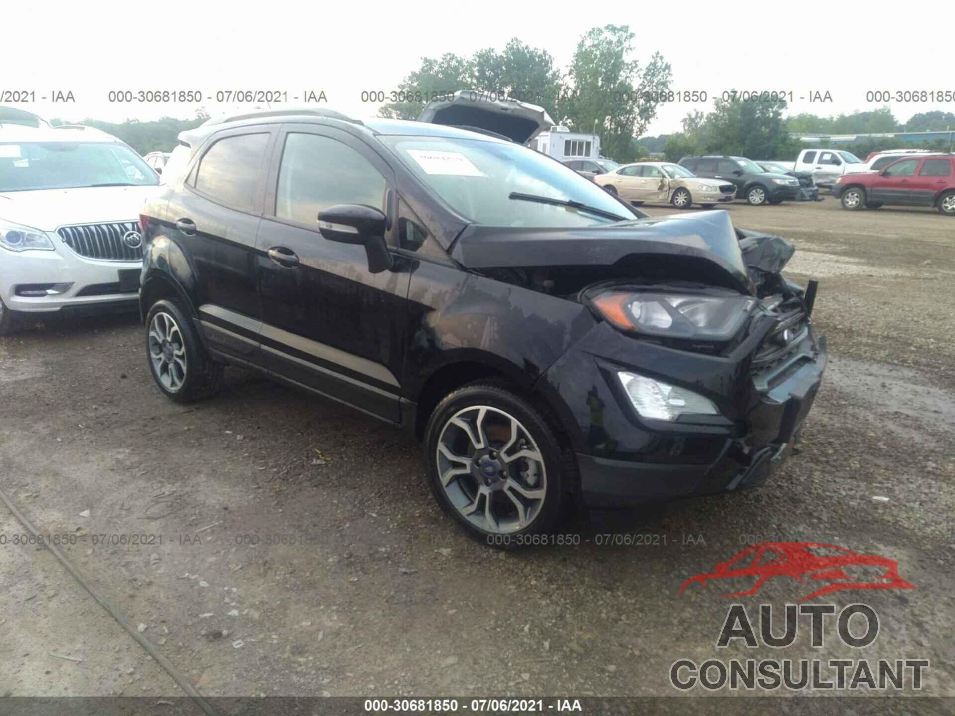 FORD ECOSPORT 2019 - MAJ6S3JL6KC300597