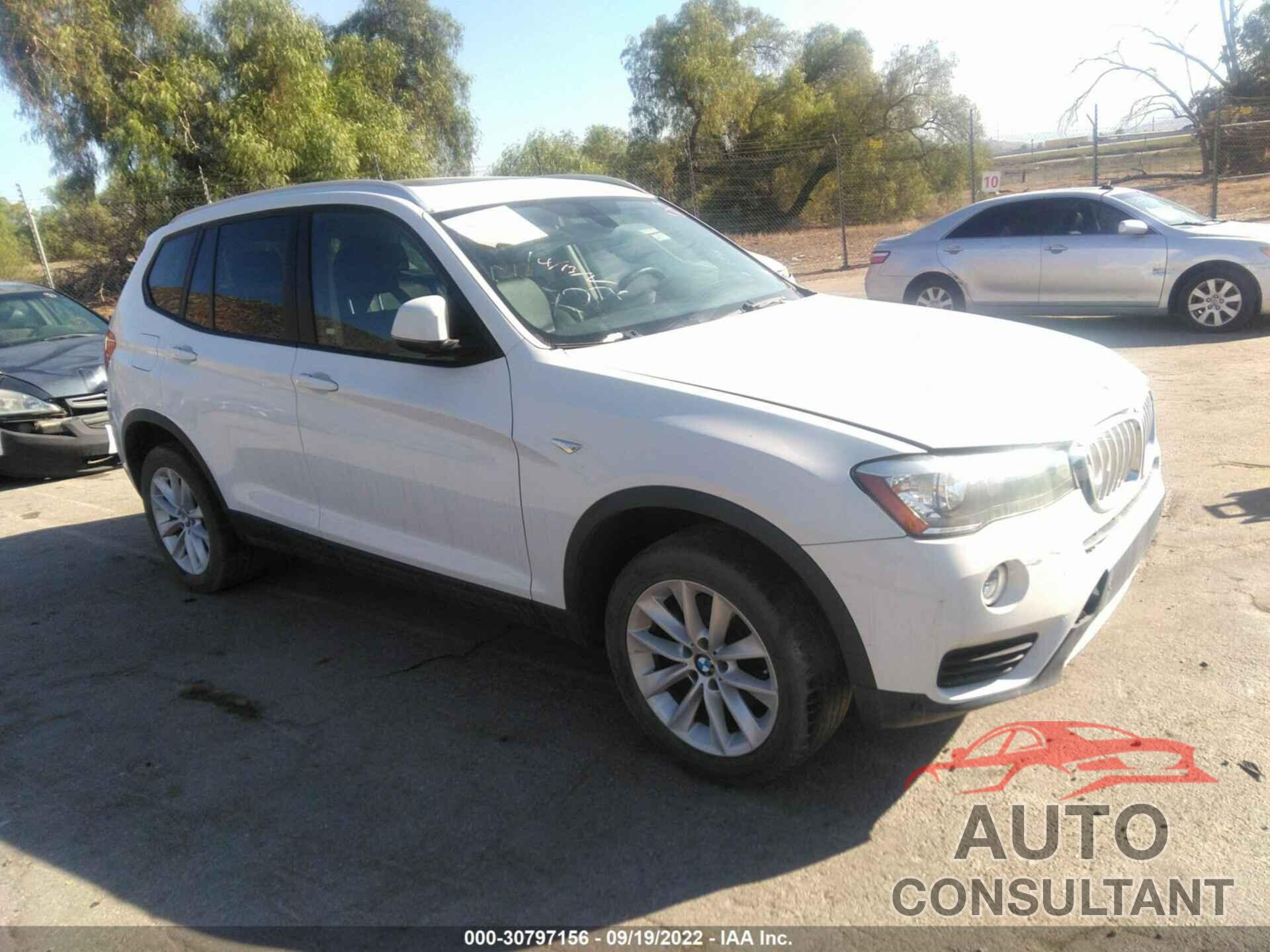 BMW X3 2017 - 5UXWZ7C39H0V89252