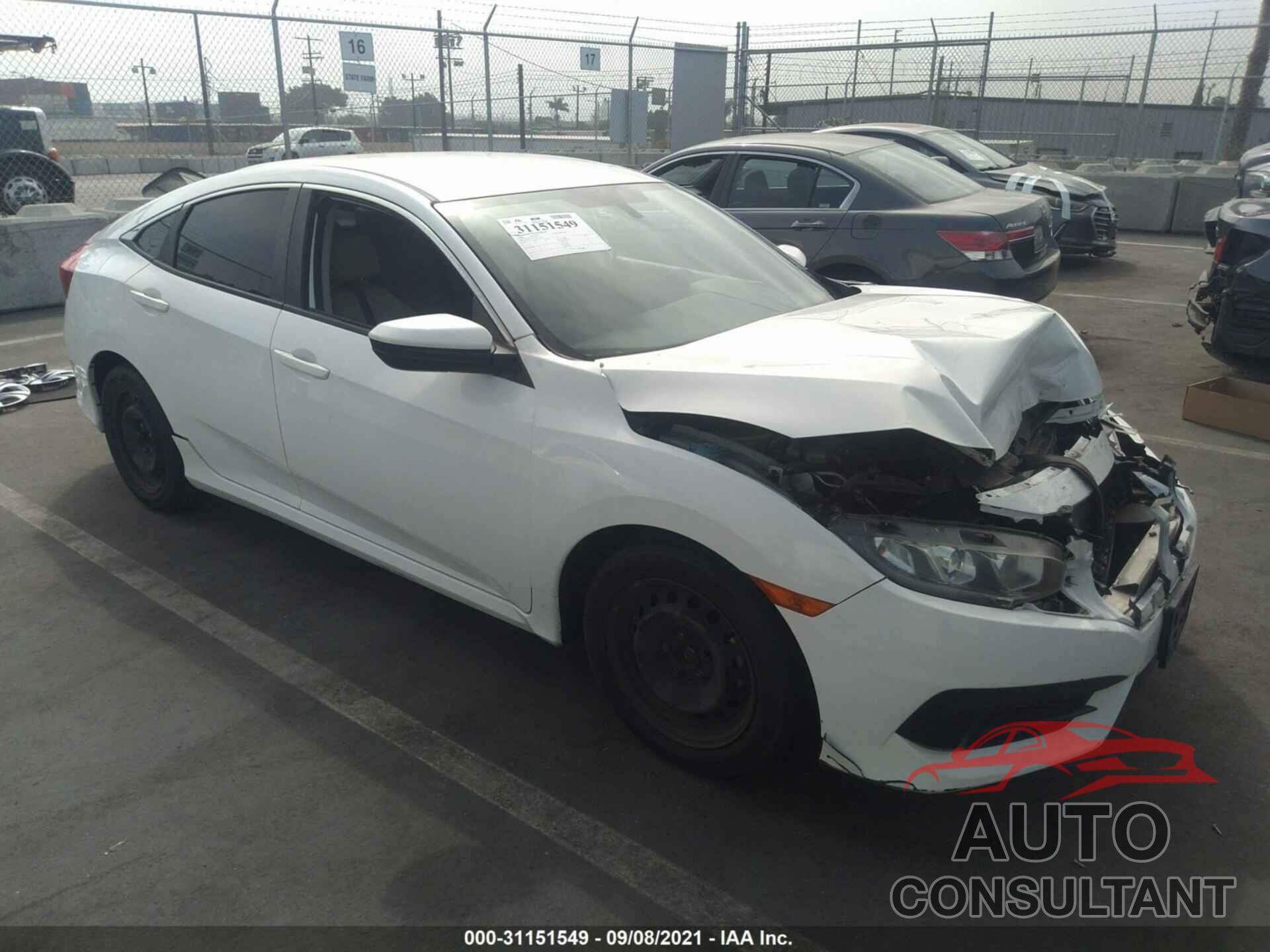 HONDA CIVIC SEDAN 2016 - 2HGFC2F50GH557207