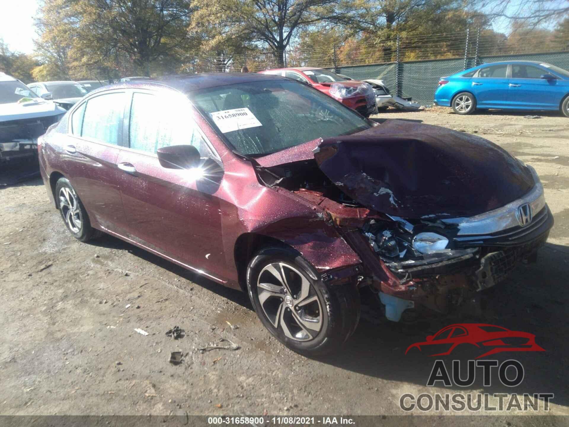 HONDA ACCORD SEDAN 2016 - 1HGCR2F30GA168128