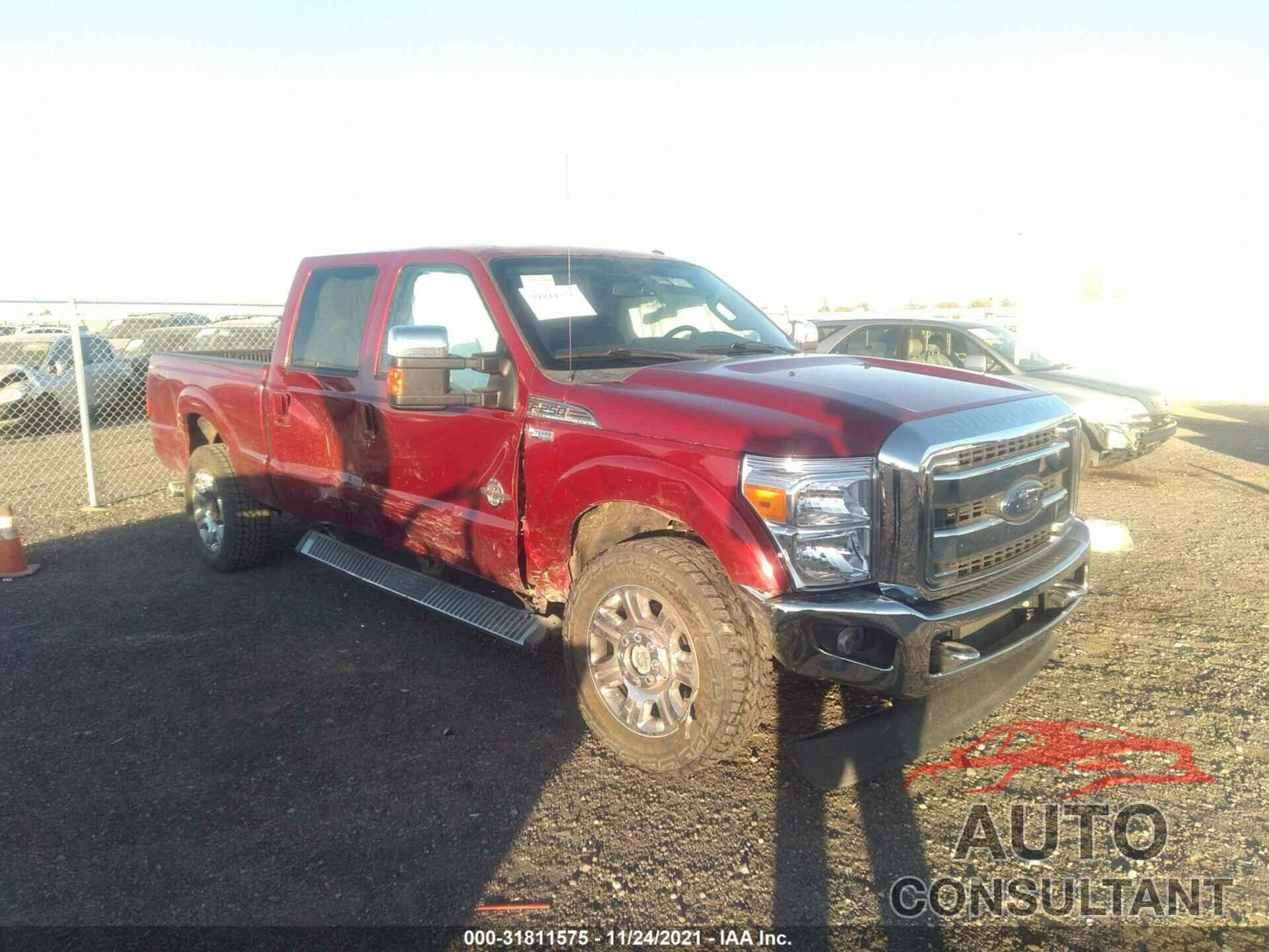 FORD SUPER DUTY F-250 SRW 2016 - 1FT7W2BT5GEA14750