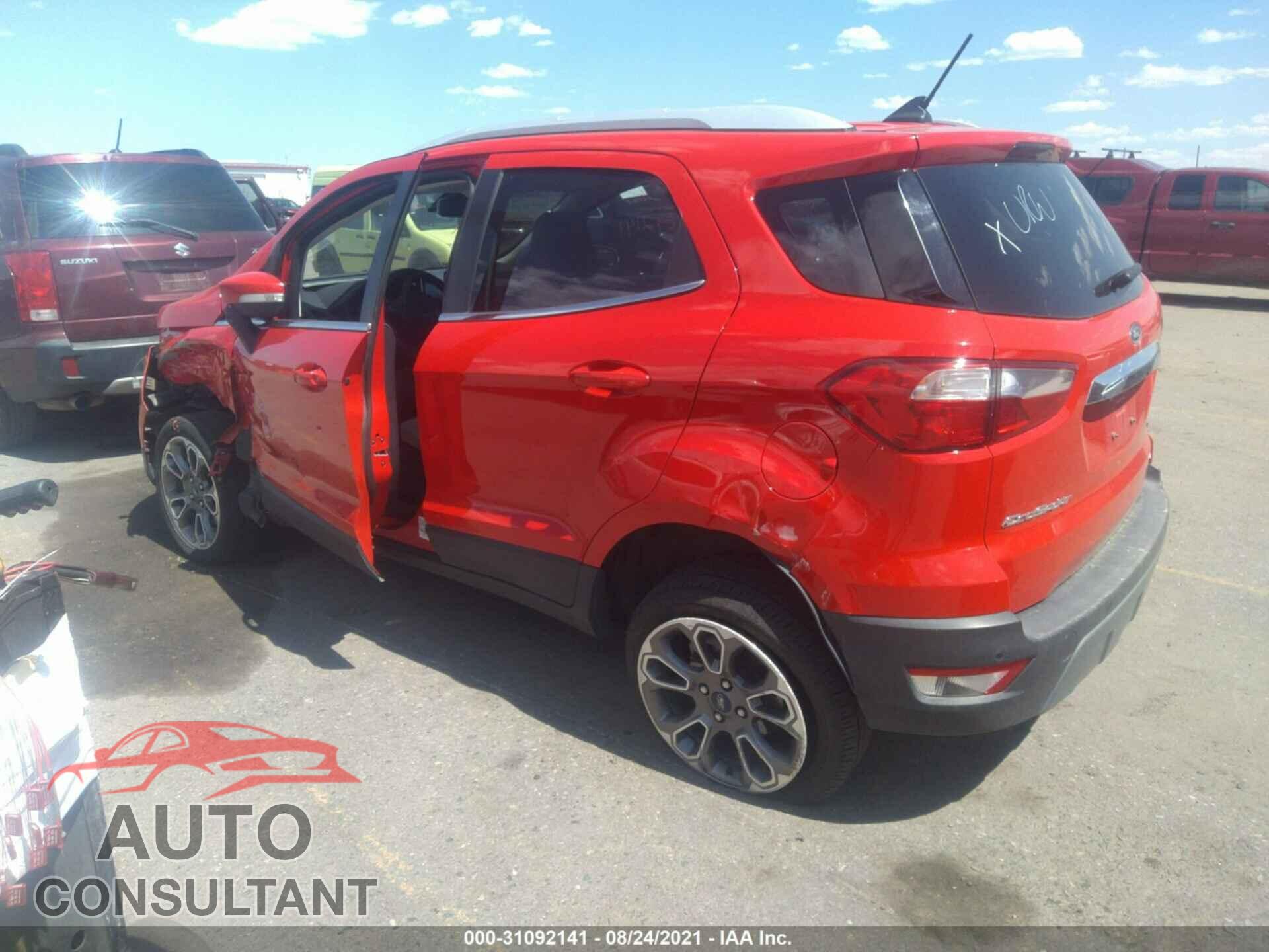 FORD ECOSPORT 2020 - MAJ6S3KL9LC349227