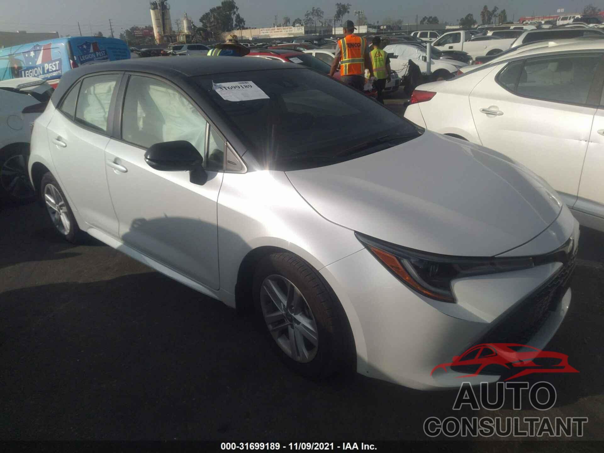 TOYOTA COROLLA HATCHBACK 2021 - JTND4MBE3M3123054