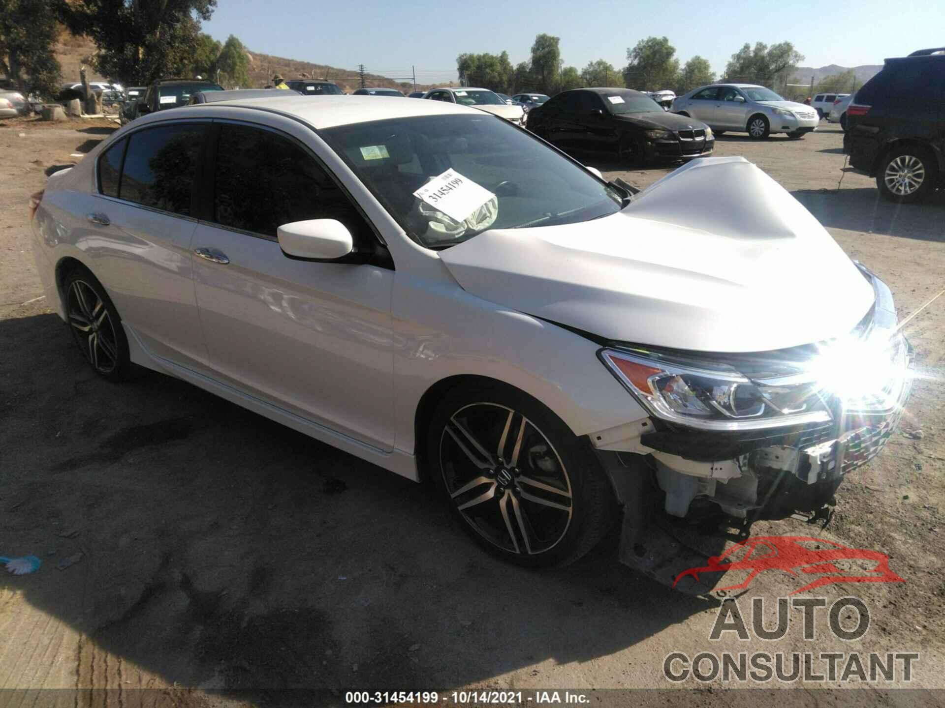 HONDA ACCORD SEDAN 2017 - 1HGCR2F52HA285616