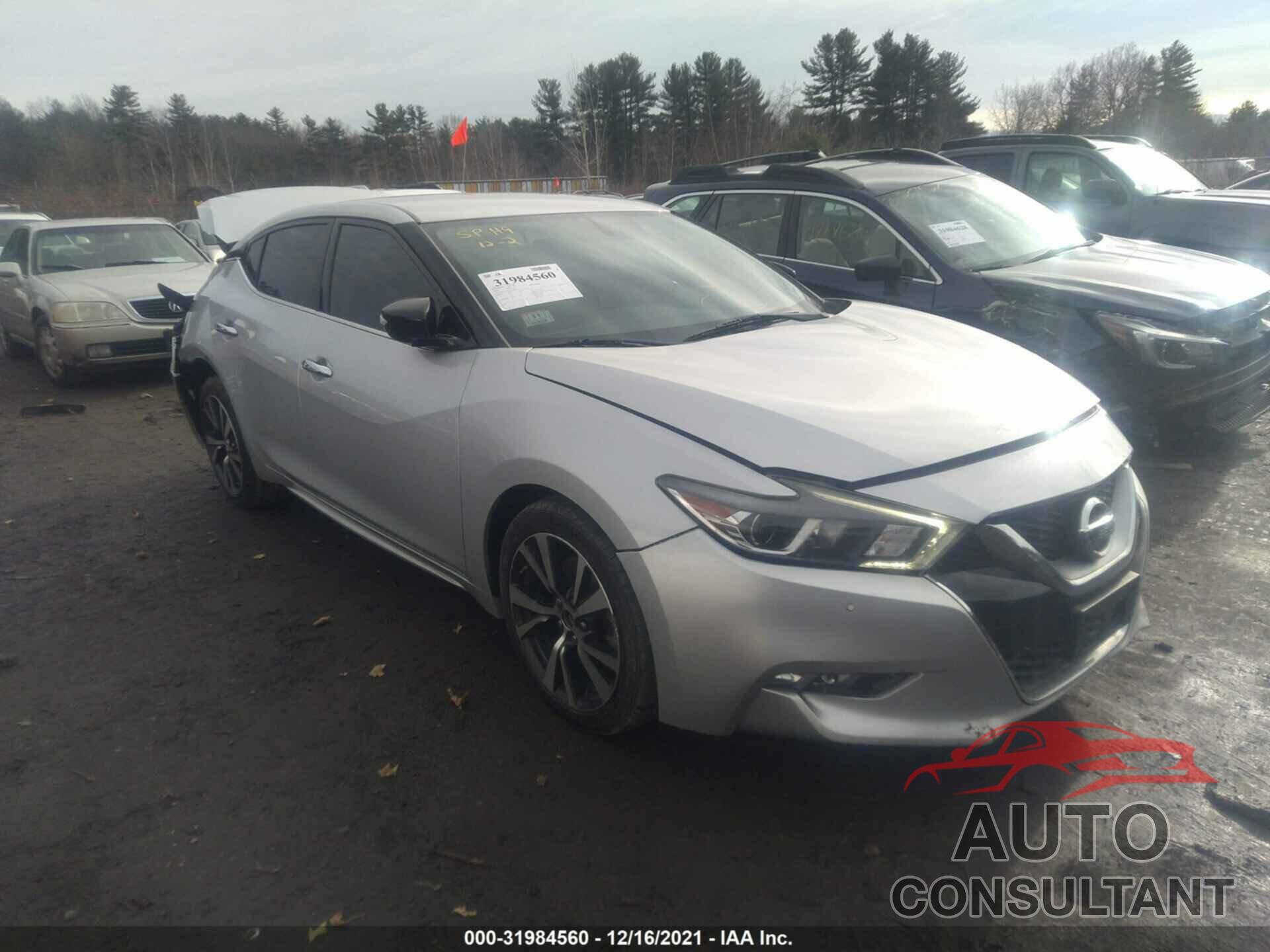 NISSAN MAXIMA 2017 - 1N4AA6AP9HC410649