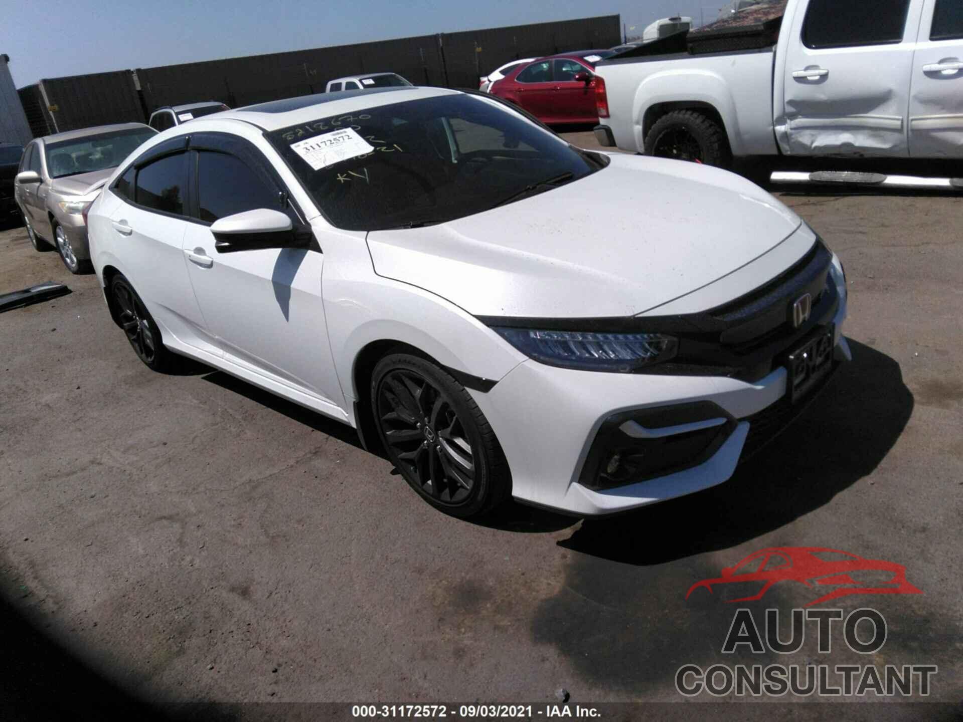 HONDA CIVIC SI SEDAN 2020 - 2HGFC1E58LH706873