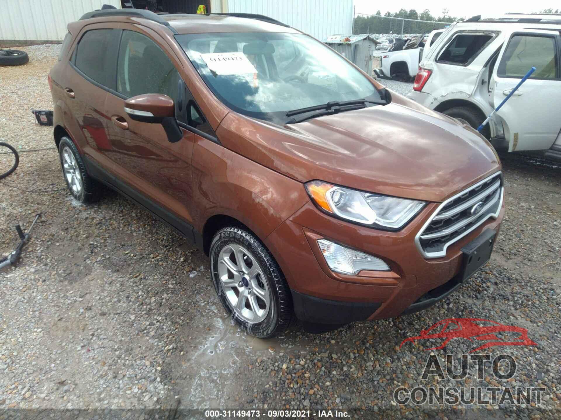 FORD ECOSPORT 2019 - MAJ3S2GEXKC251085