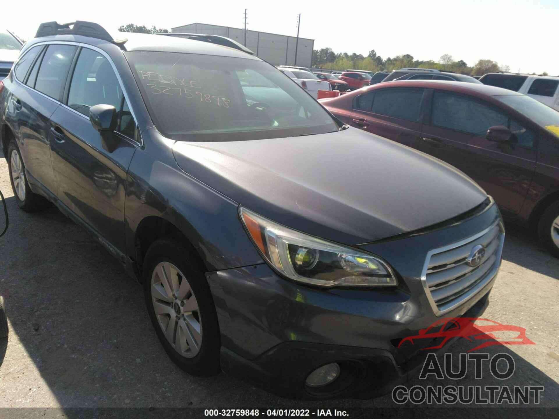 SUBARU OUTBACK 2017 - 4S4BSACC7H3239596