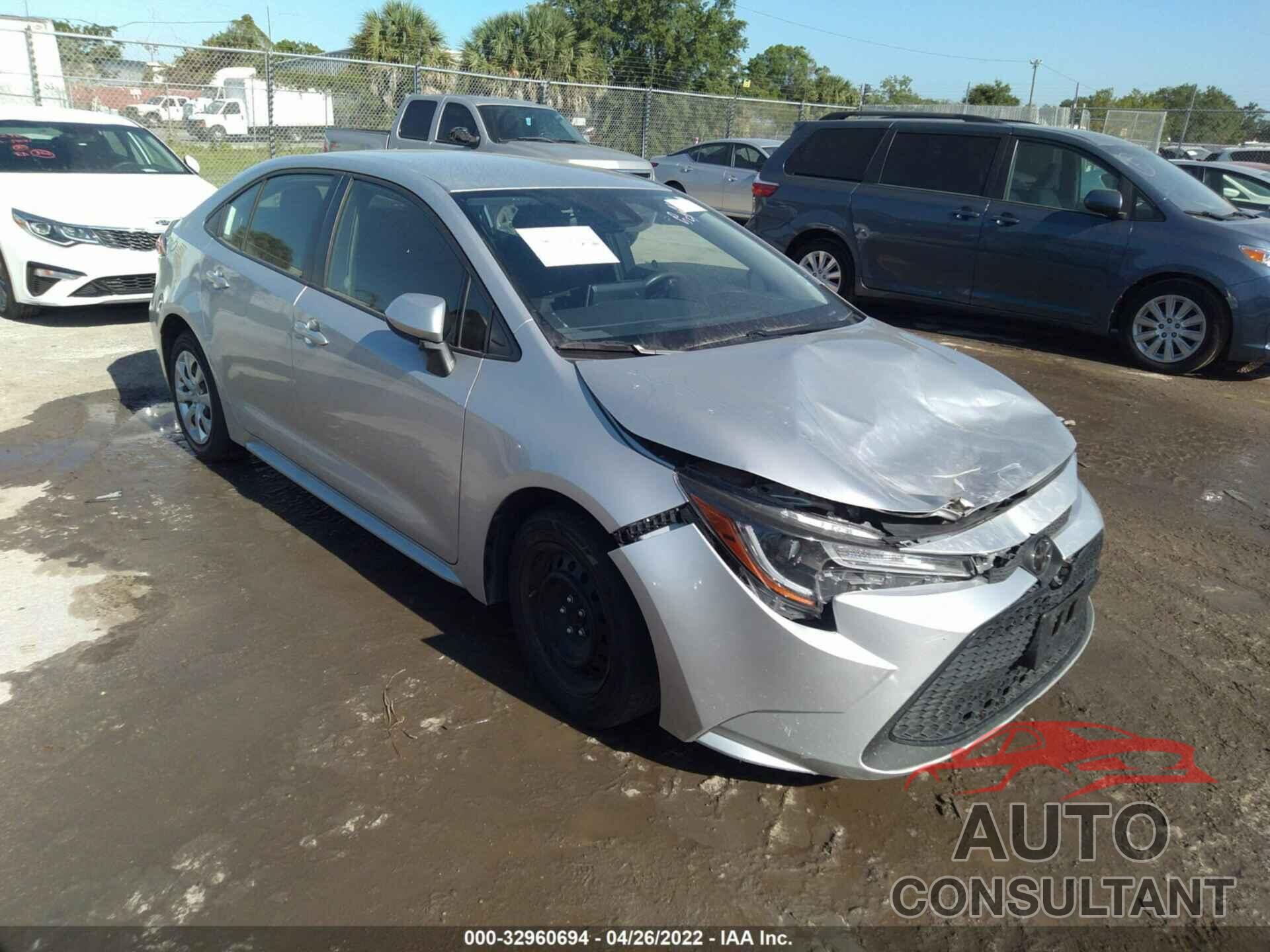 TOYOTA COROLLA 2020 - JTDEPRAE9LJ031388