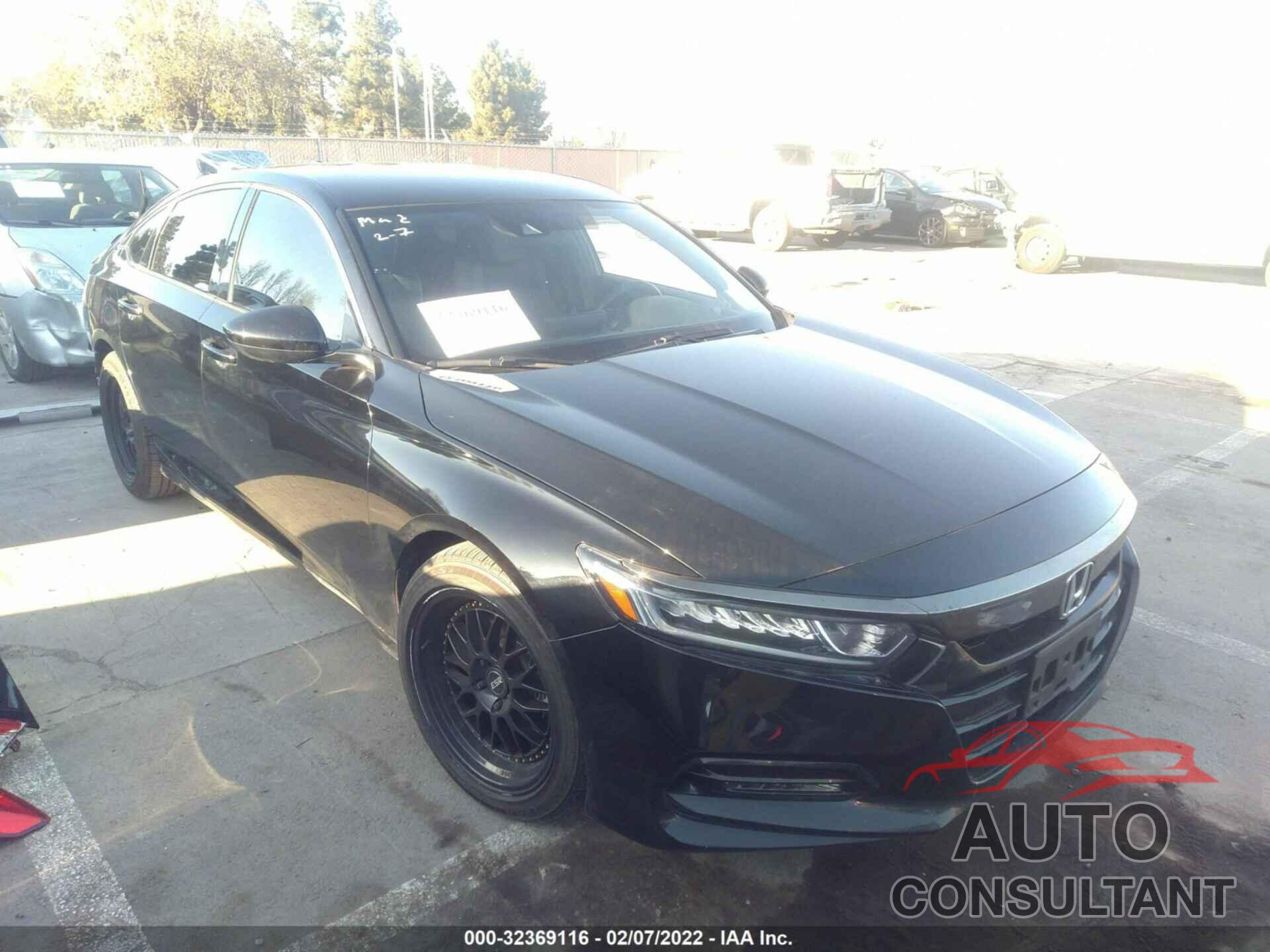 HONDA ACCORD SEDAN 2018 - 1HGCV1F38JA173347