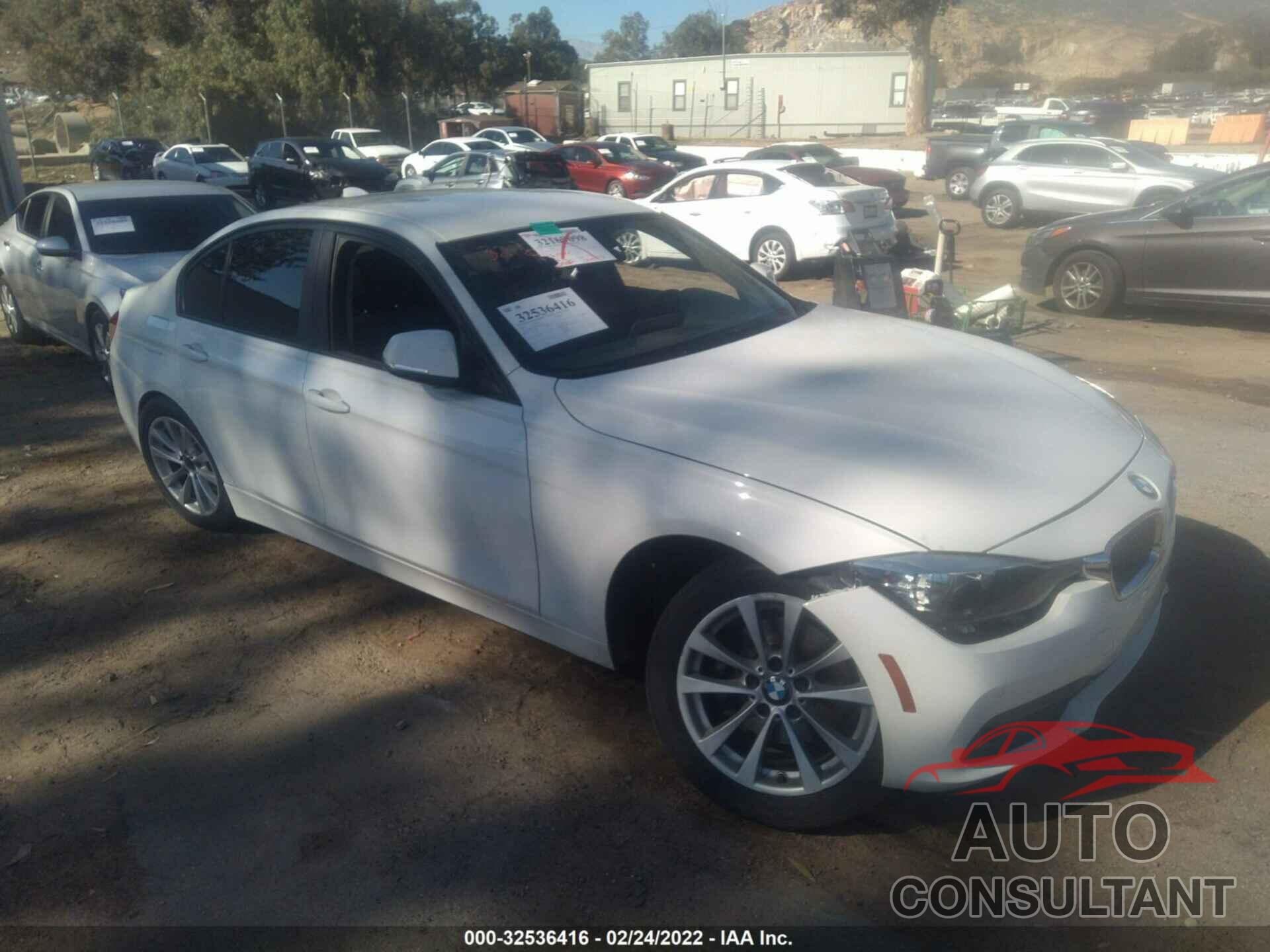 BMW 3 SERIES 2016 - WBA8A9C56GK619287