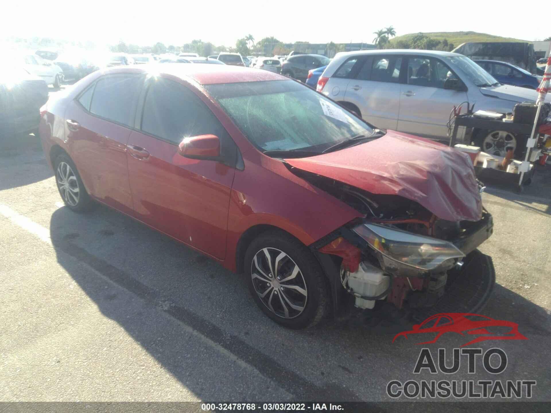 TOYOTA COROLLA 2016 - 2T1BURHE0GC515341