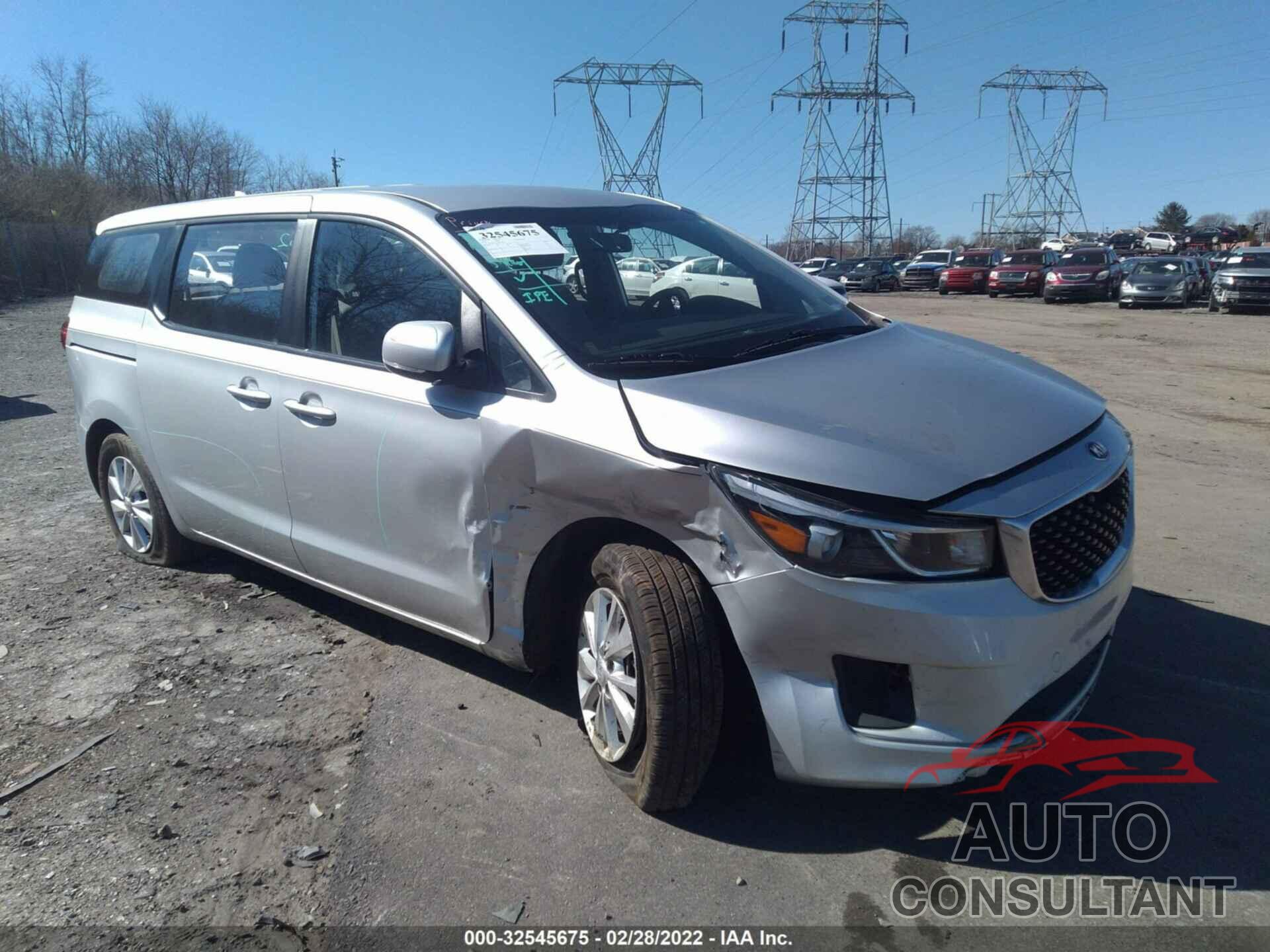 KIA SEDONA 2016 - KNDMA5C18G6120779