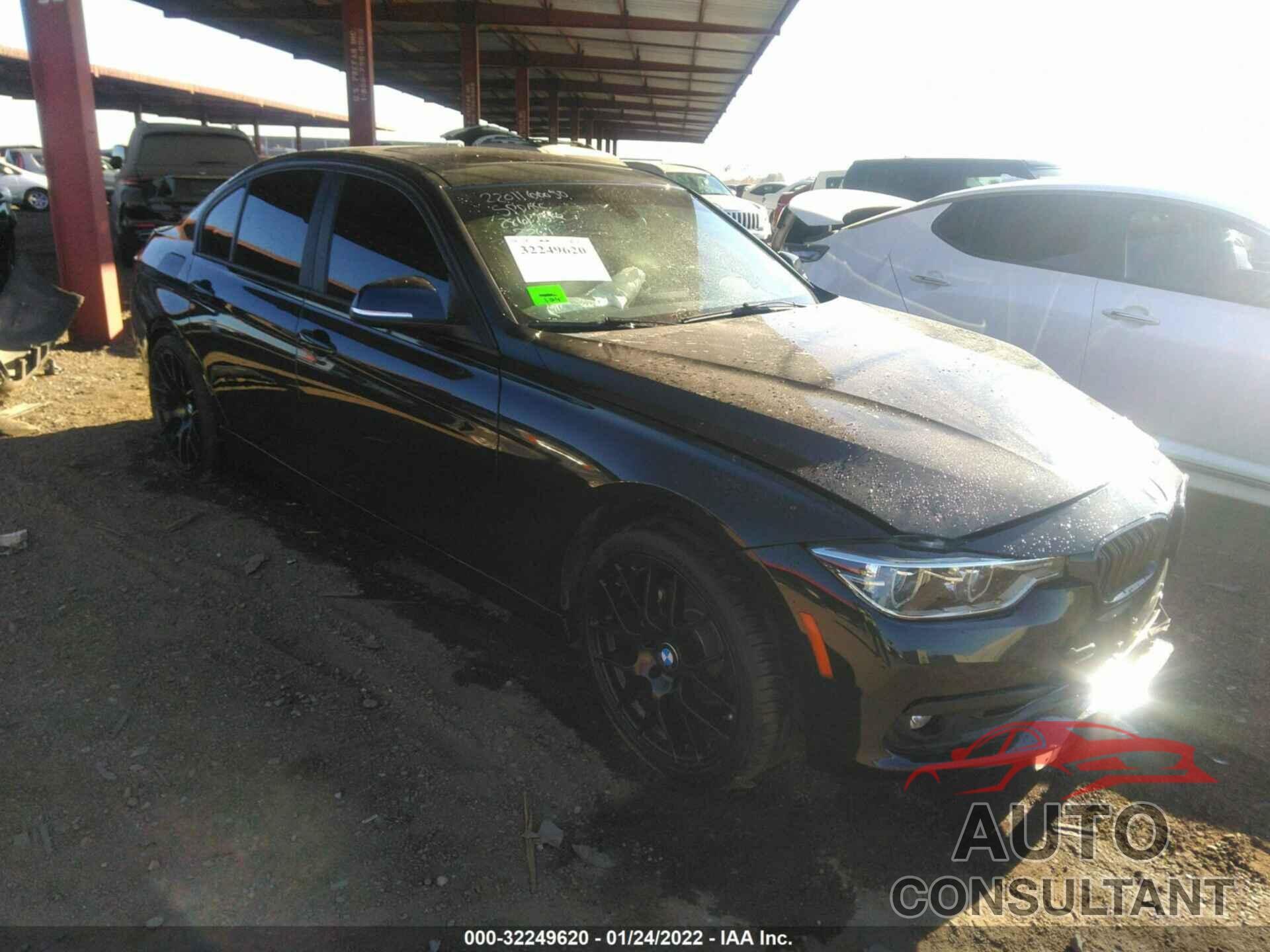 BMW 3 SERIES 2018 - WBA8E1G51JNU92261