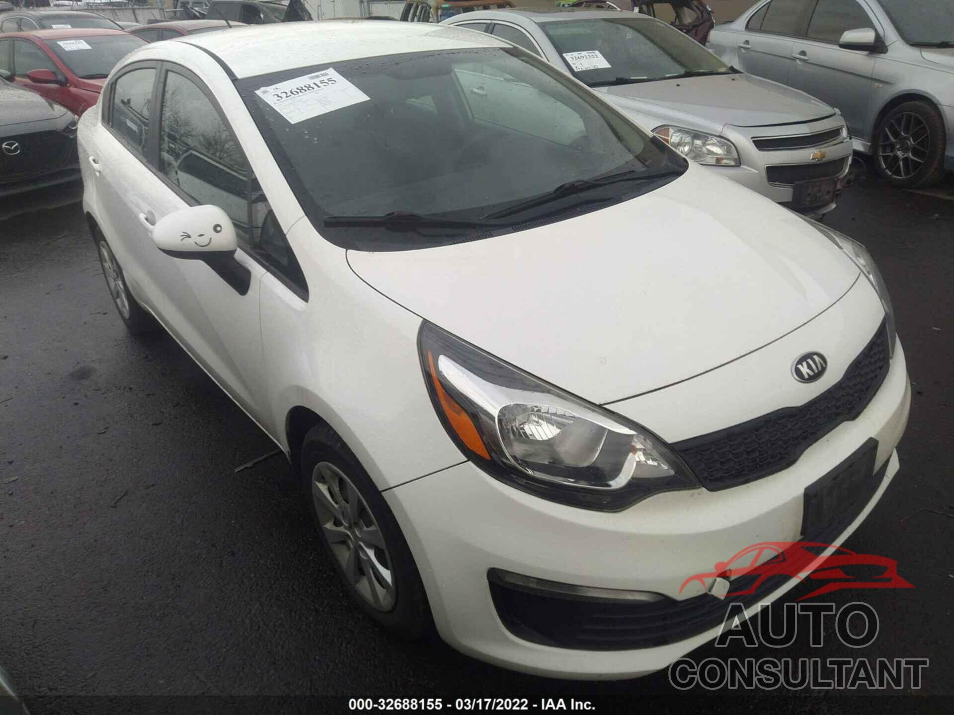 KIA RIO 2016 - KNADM4A38G6584089
