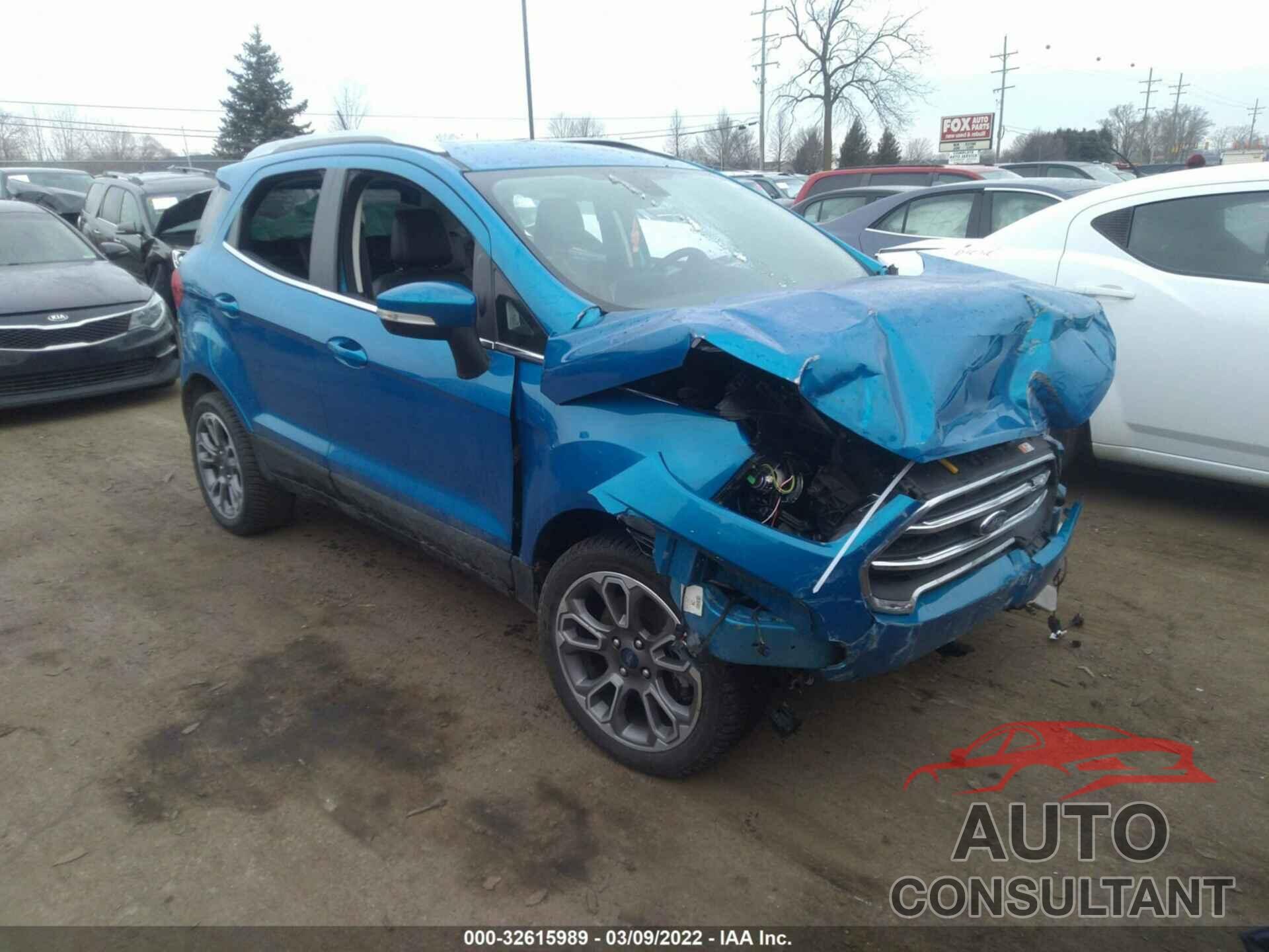 FORD ECOSPORT 2019 - MAJ3S2KE2KC288509