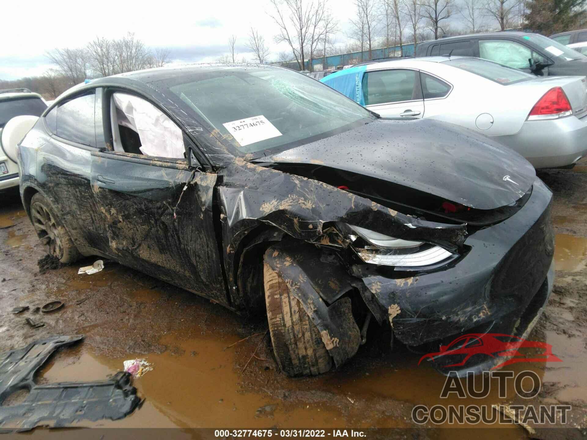 TESLA MODEL Y 2021 - 5YJYGDEE2MF186190