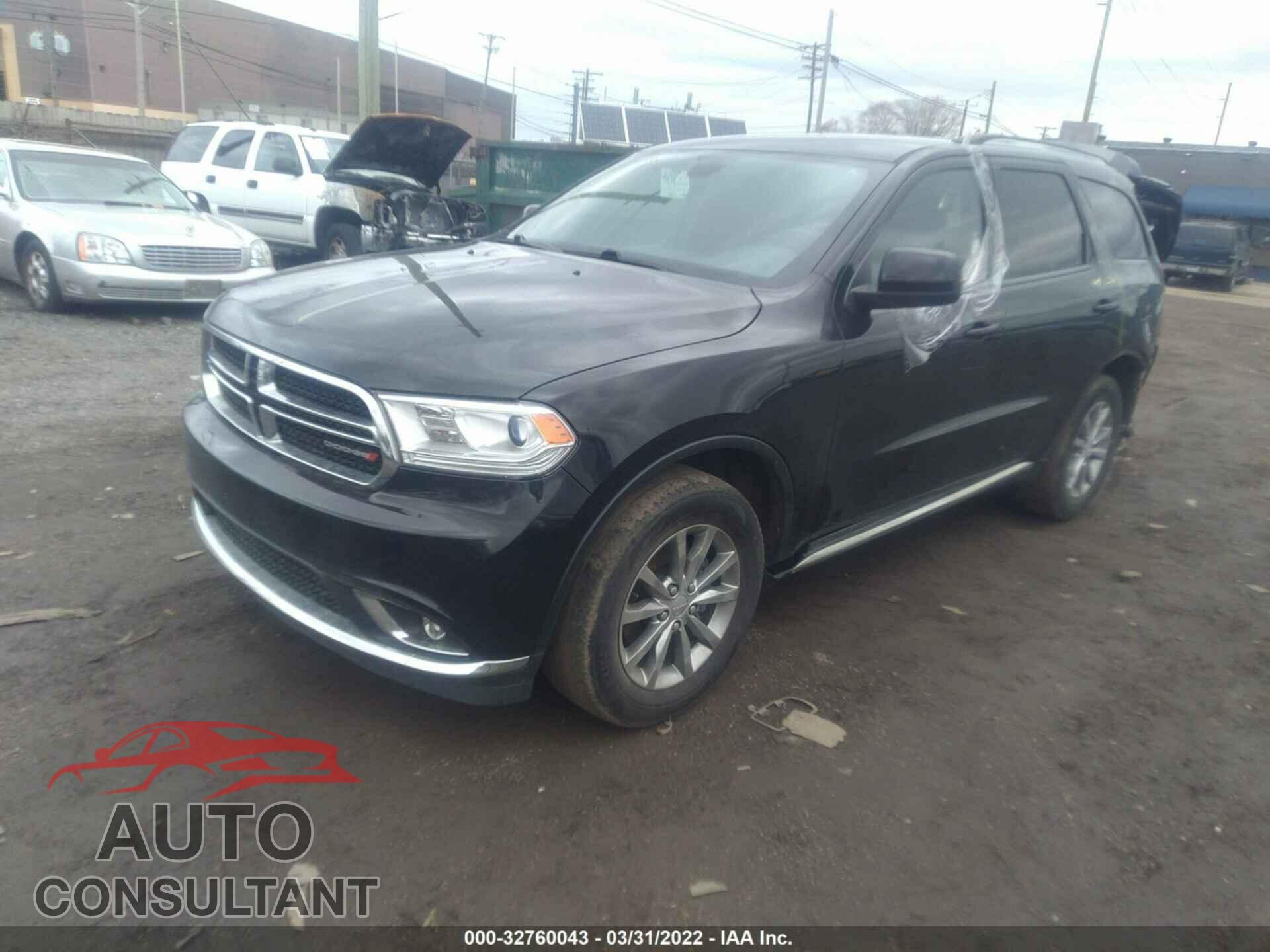 DODGE DURANGO 2018 - 1C4RDJAG3JC372252