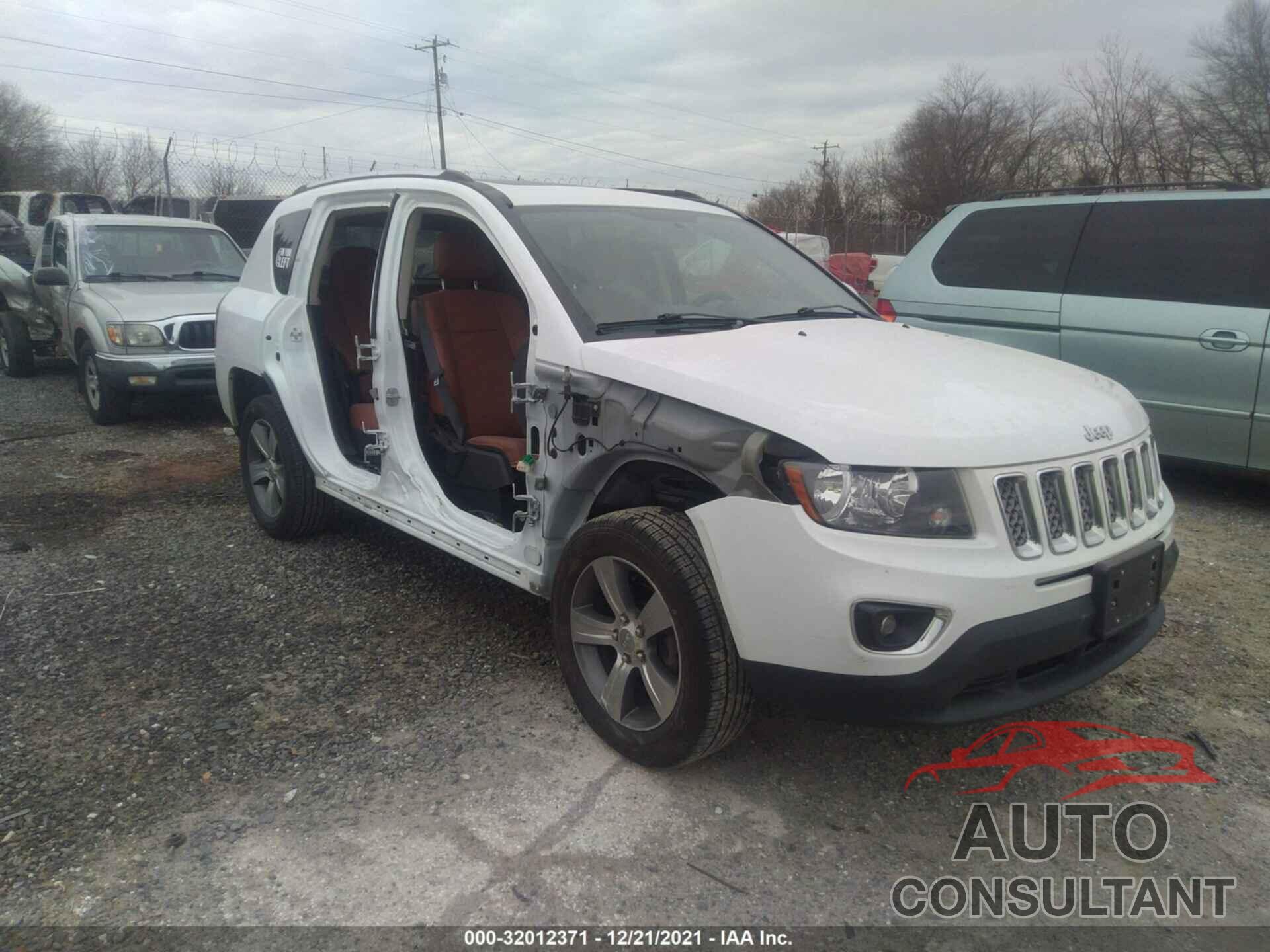 JEEP COMPASS 2017 - 1C4NJDEB6HD129269