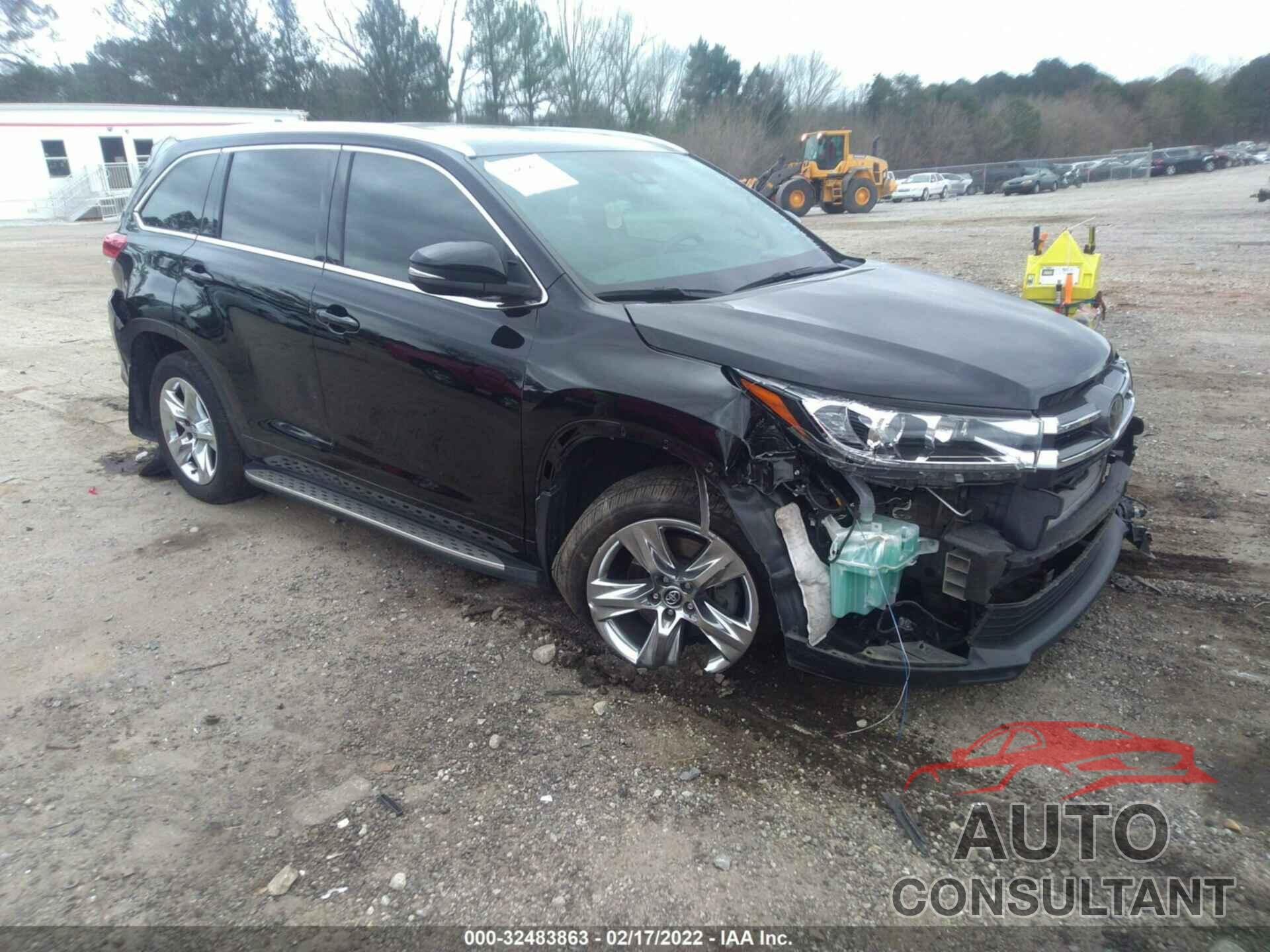 TOYOTA HIGHLANDER 2019 - 5TDDZRFH9KS920752