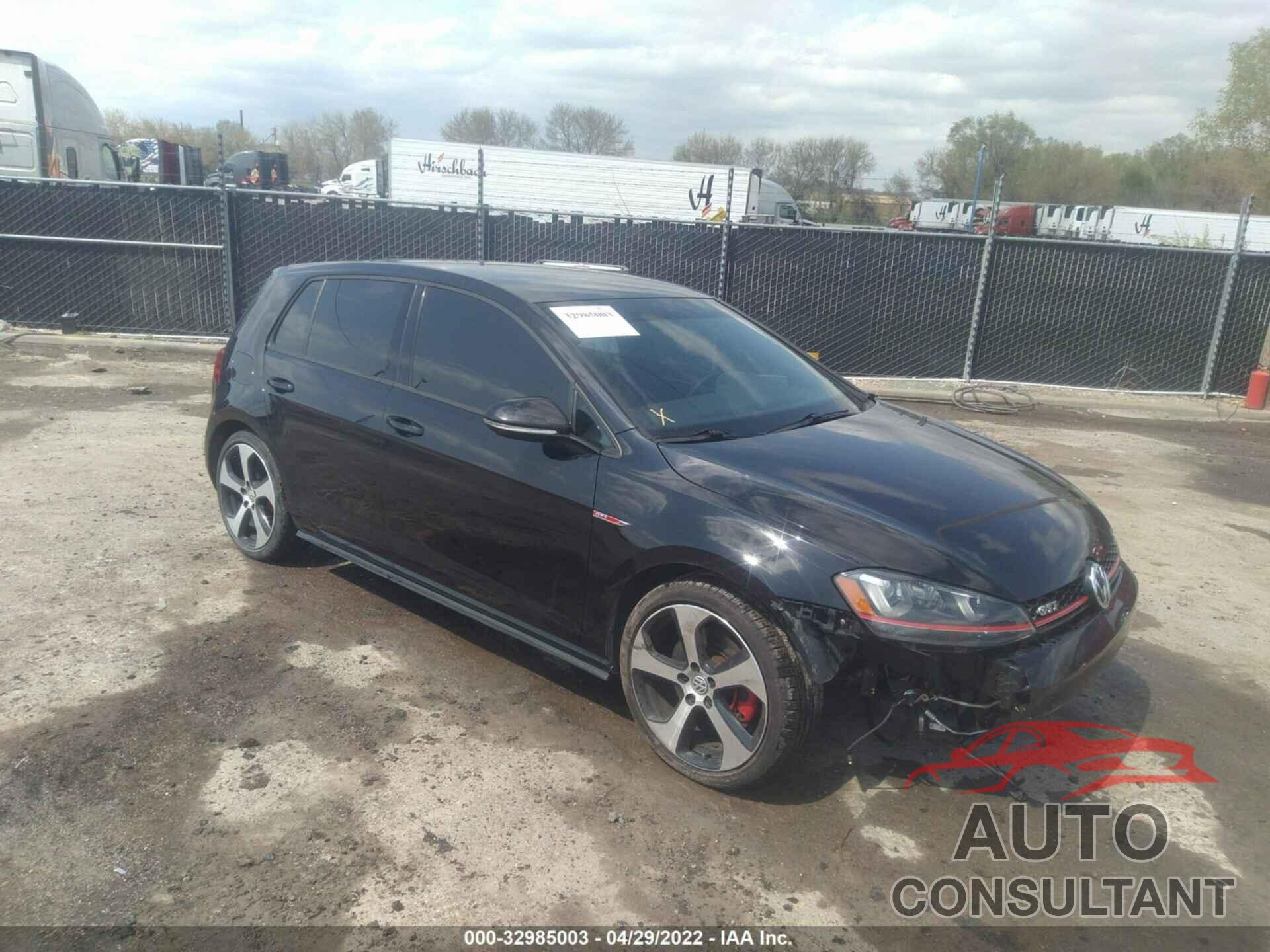 VOLKSWAGEN GOLF GTI 2016 - 3VW4T7AU2GM068436