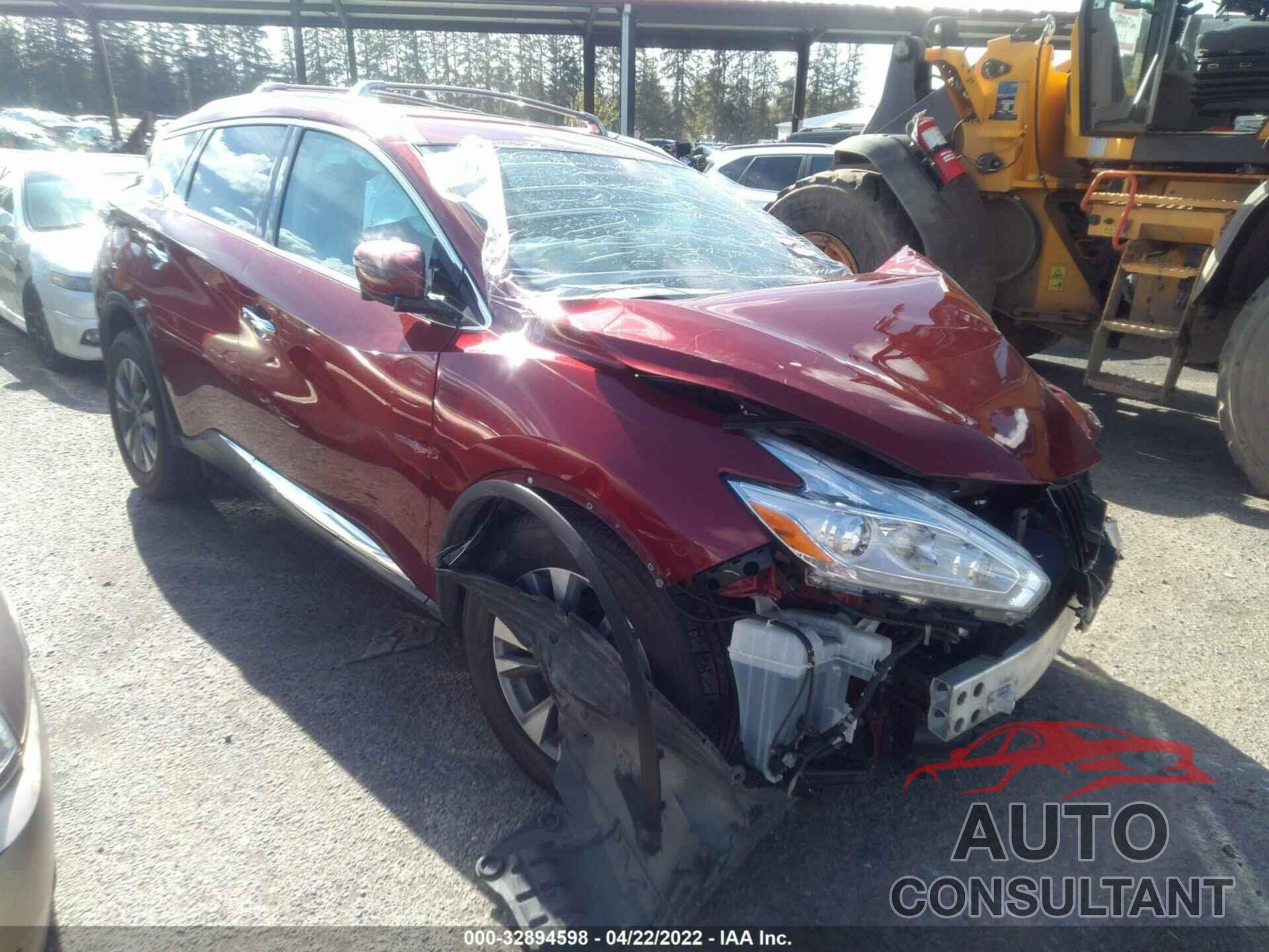 NISSAN MURANO 2016 - 5N1AZ2MH0GN131752