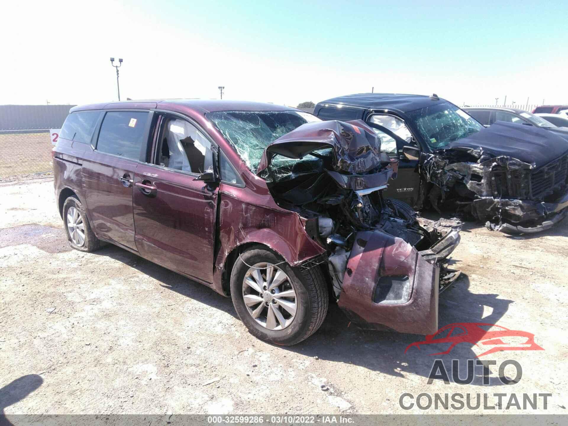 KIA SEDONA 2017 - KNDMB5C10H6218056