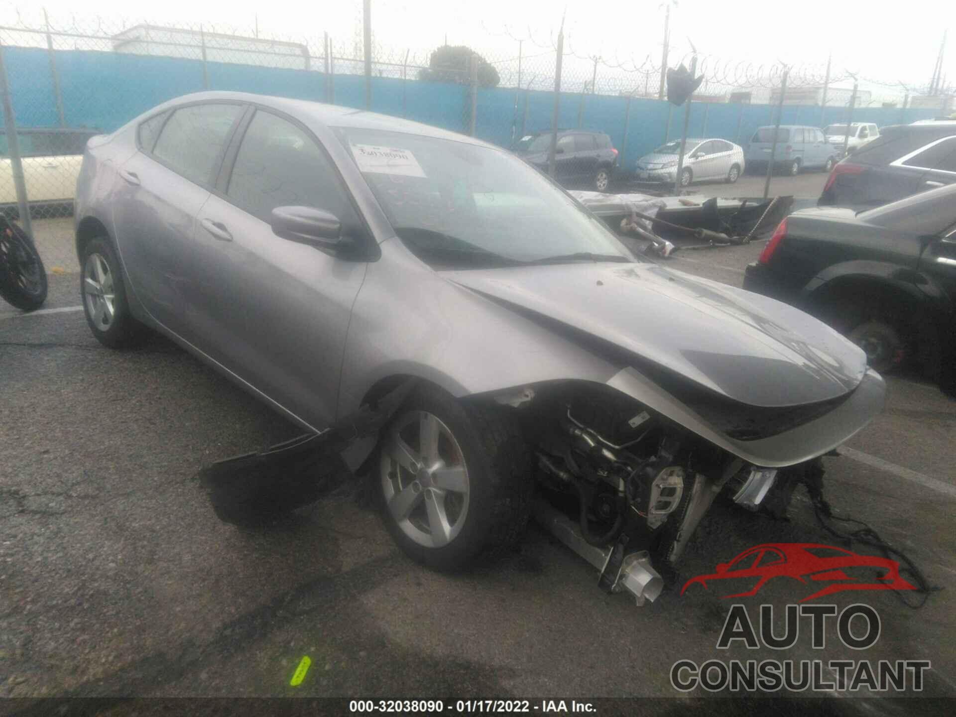 DODGE DART 2016 - 1C3CDFBB9GD613566