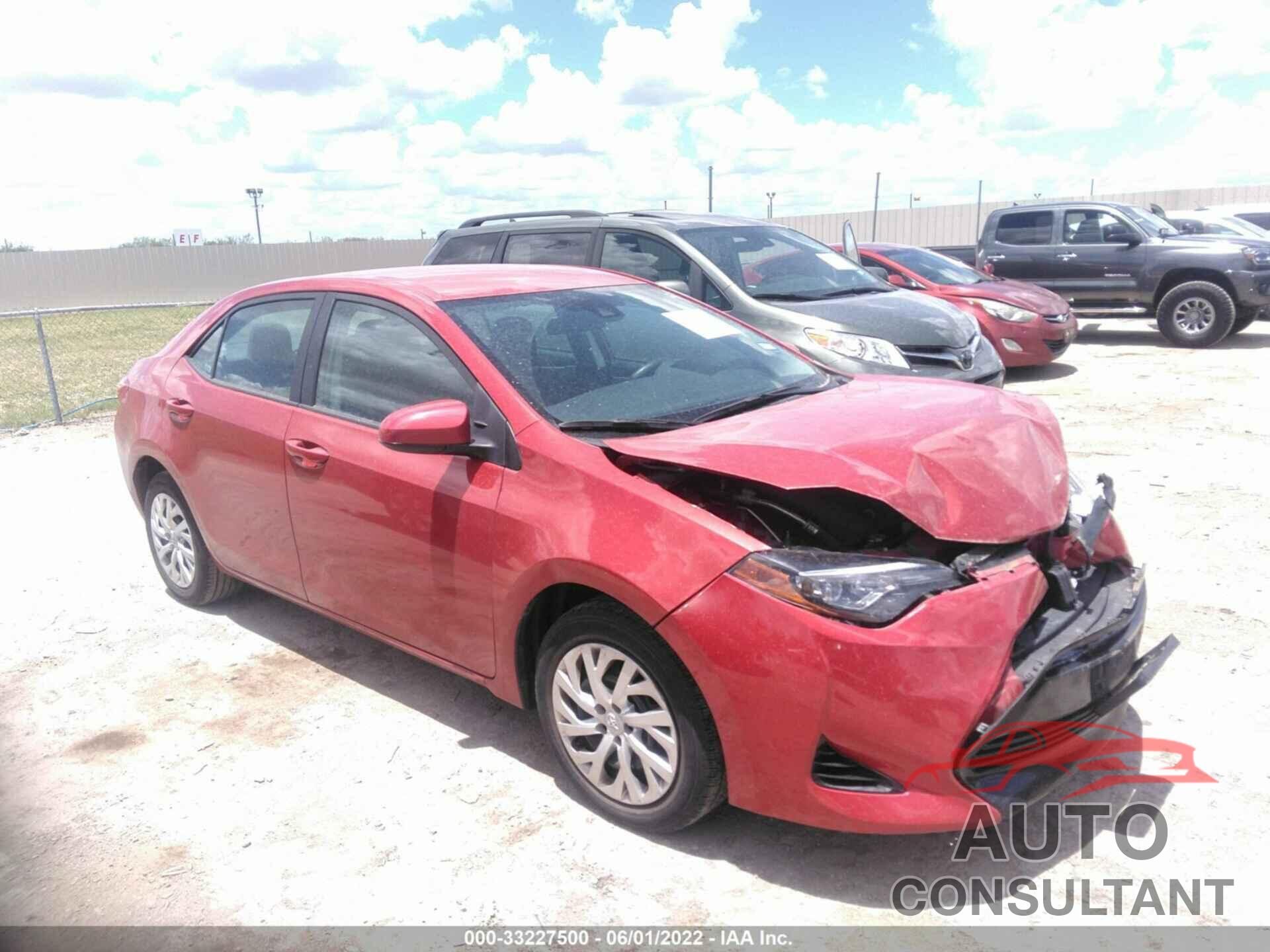 TOYOTA COROLLA 2019 - 5YFBURHE0KP873046