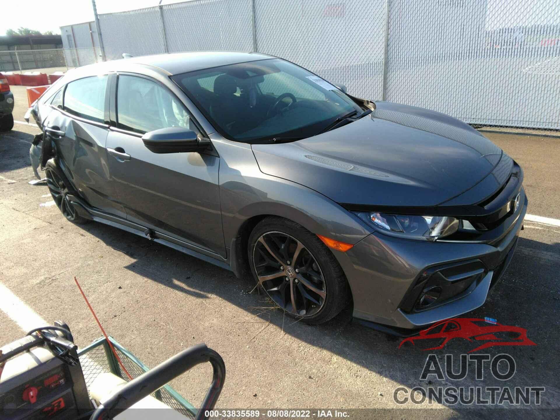 HONDA CIVIC HATCHBACK 2021 - SHHFK7H47MU211108