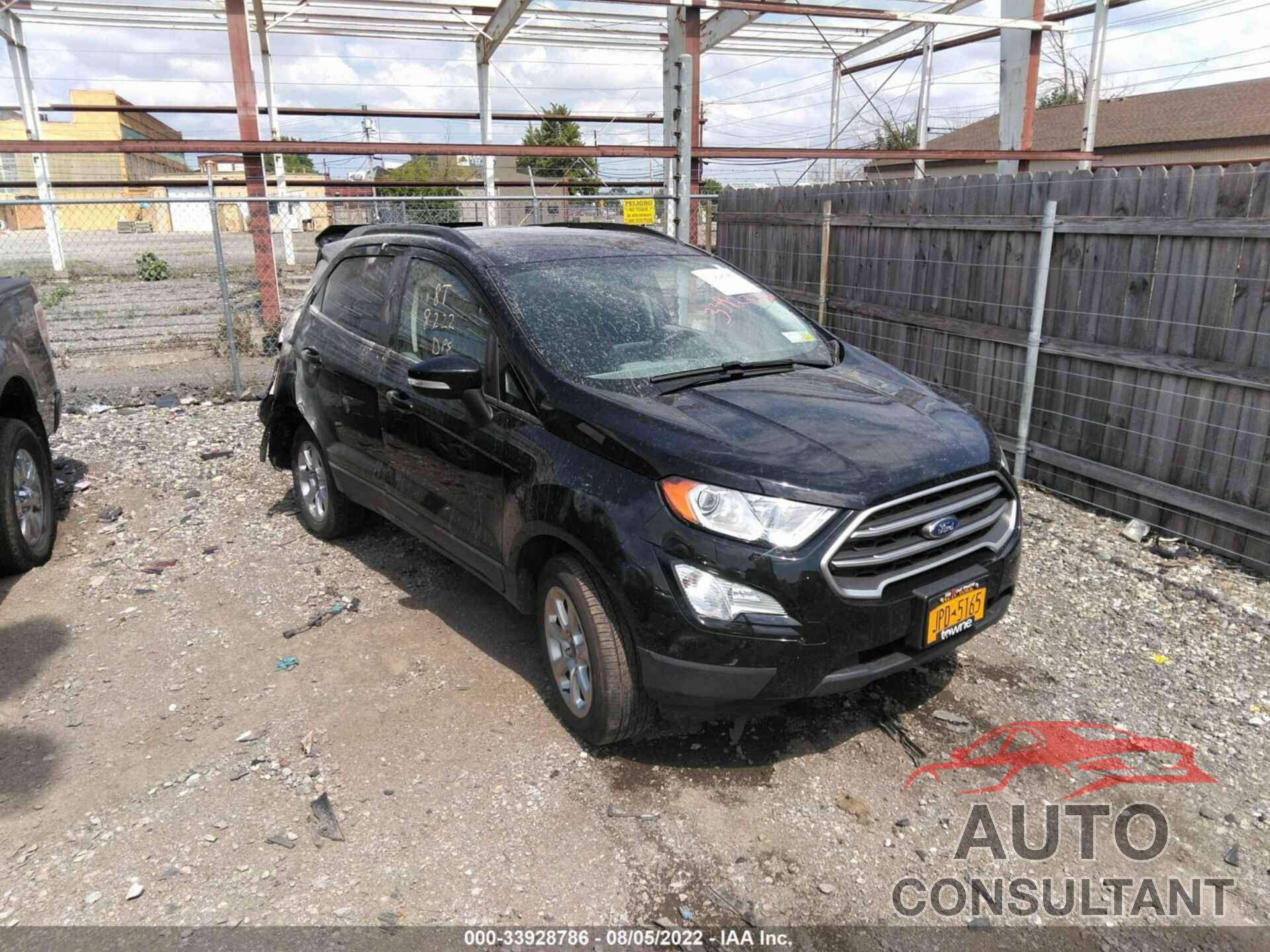 FORD ECOSPORT 2019 - MAJ6S3GL3KC292983